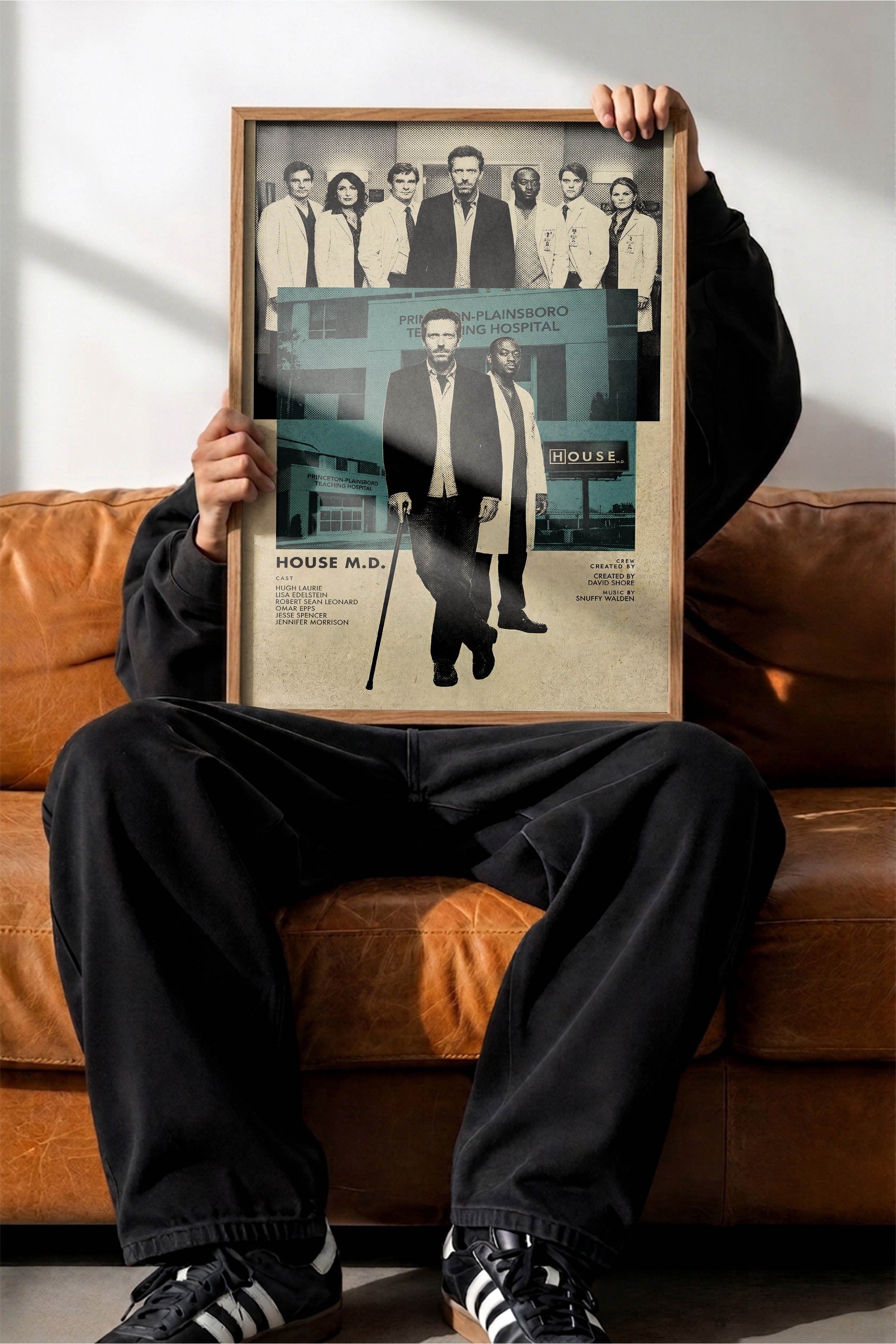 House Ahşap Çerçeveli Poster, Sinema ve Dizi Tablo, Film Dizi Afişleri NO:112775