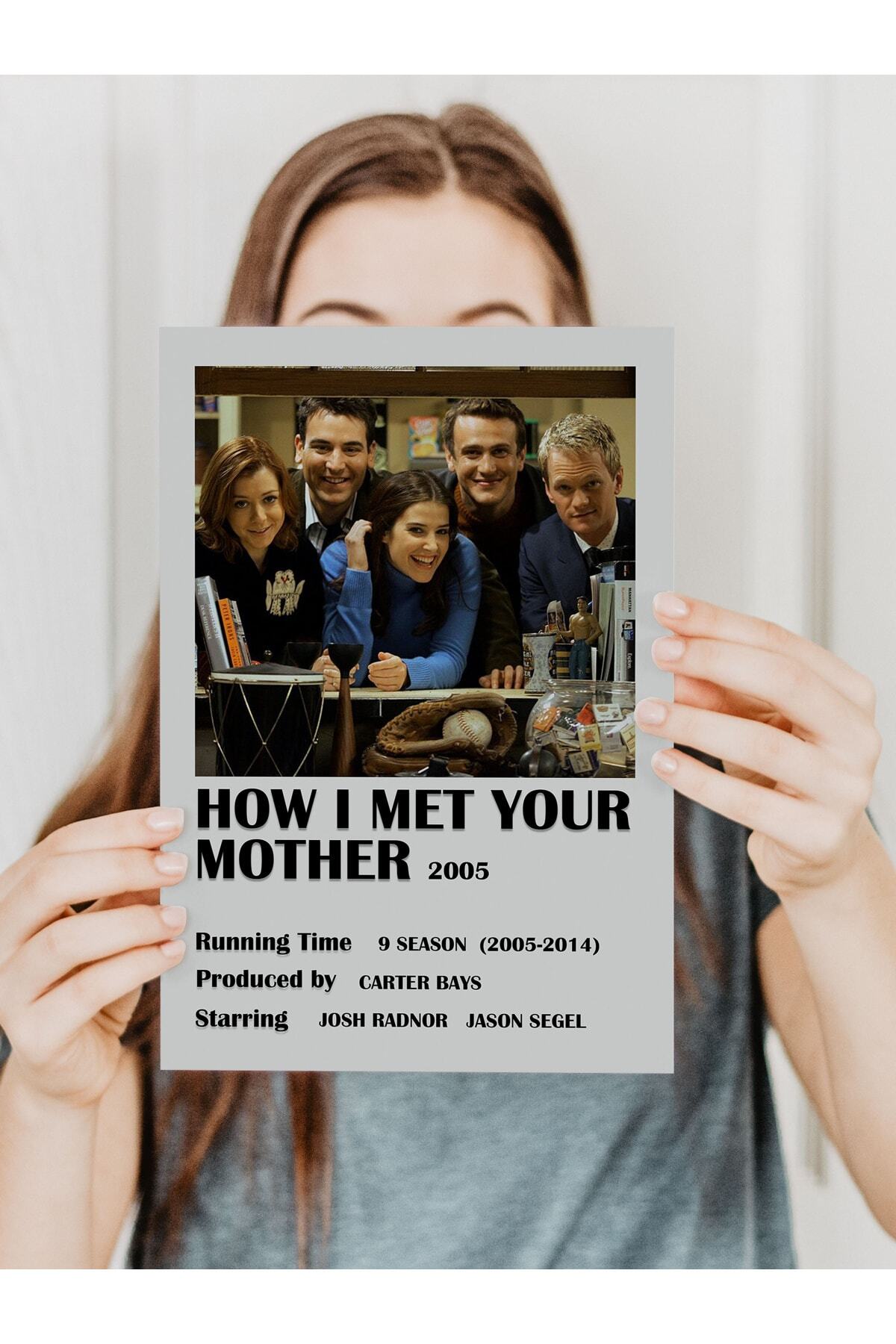 How I Met Your Mother - Çerçevesiz Poster - Duvar Dekoru - Dizi Ve Film Afiş Posterleri - Kuşe Kağıt