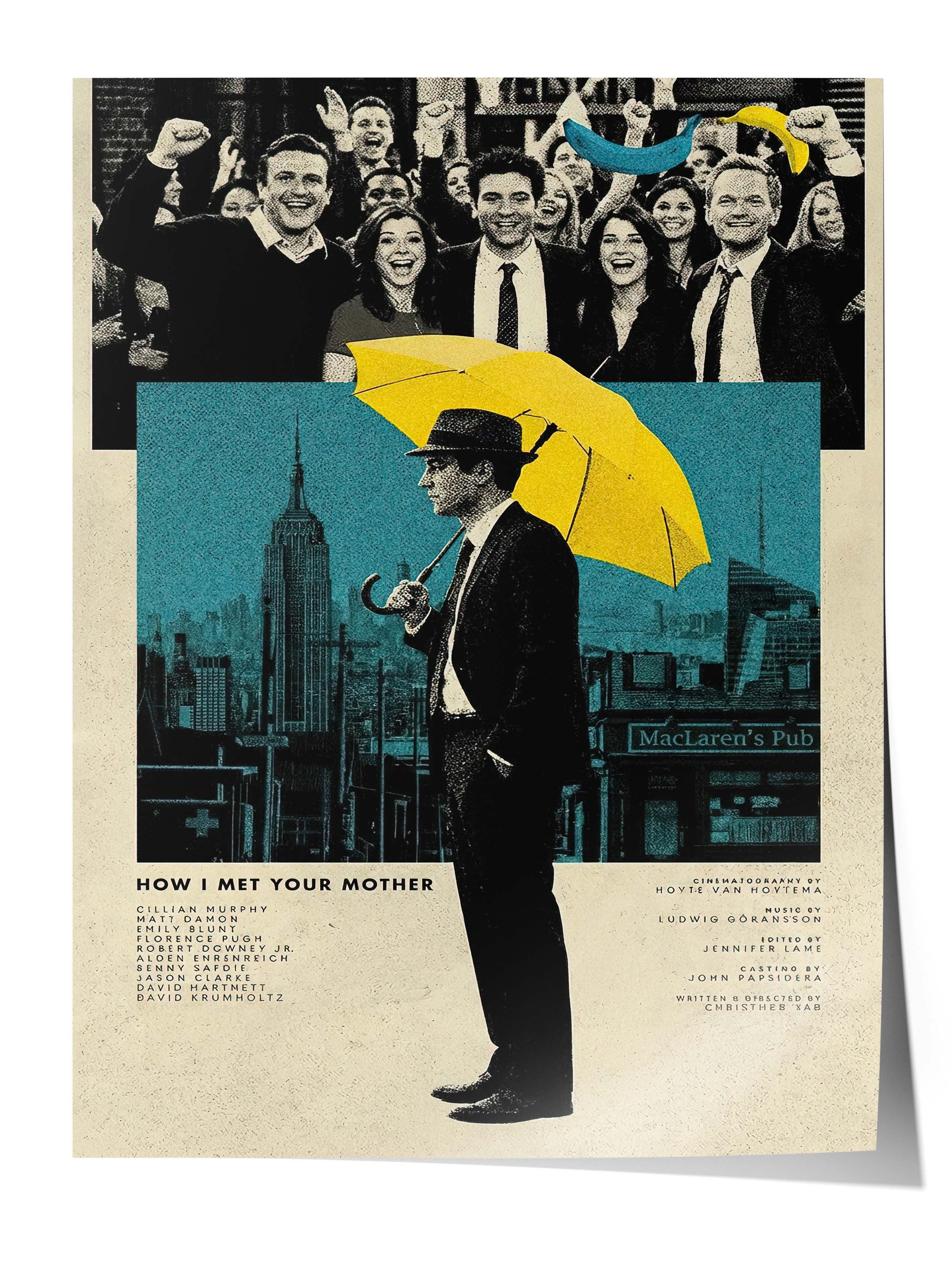 How I Met Your Mother Posteri, Sinema ve Dizi Tablo Posterleri, Film Dizi Afişleri NO:112772