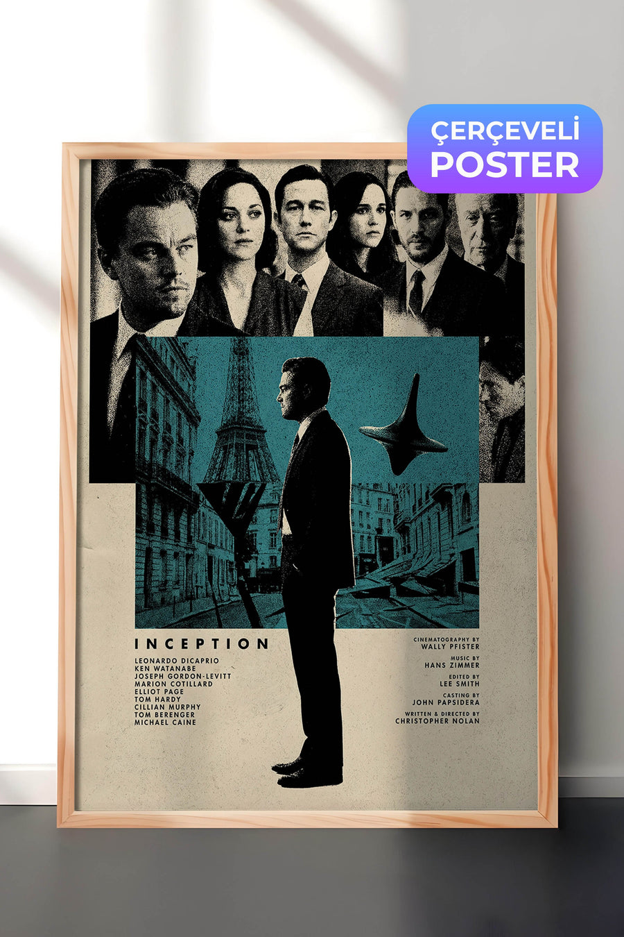 INCEPTION Poster – Ahşap Çerçeveli Tablo