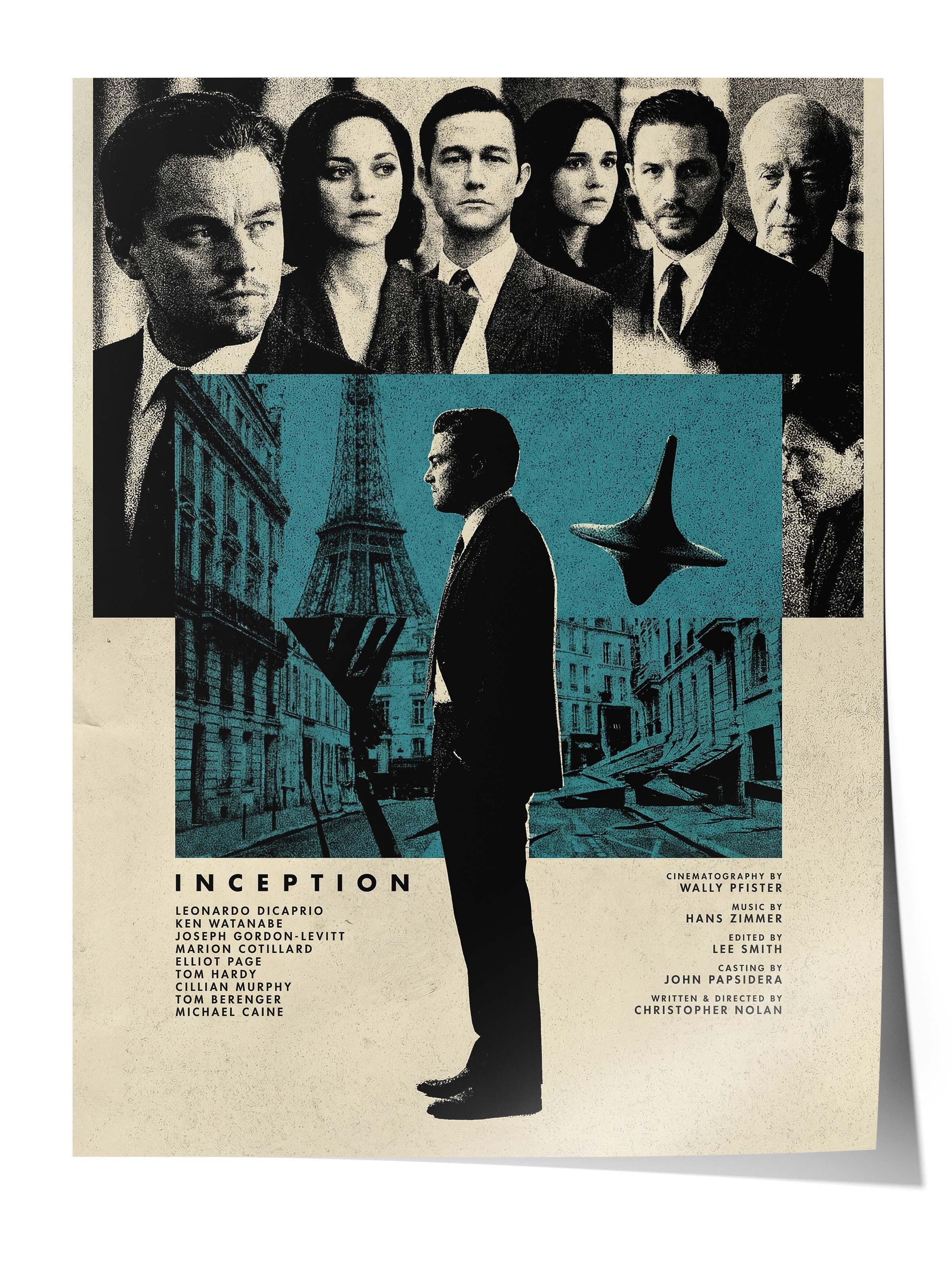 Inception Posteri, Sinema ve Dizi Tablo Posterleri, Film Dizi Afişleri NO:112805