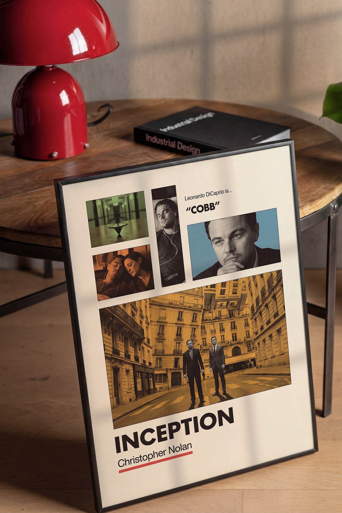 Inception Siyah Çerçeveli Poster, Sinema ve Dizi Tablo, Film Dizi Afişleri NO:112934