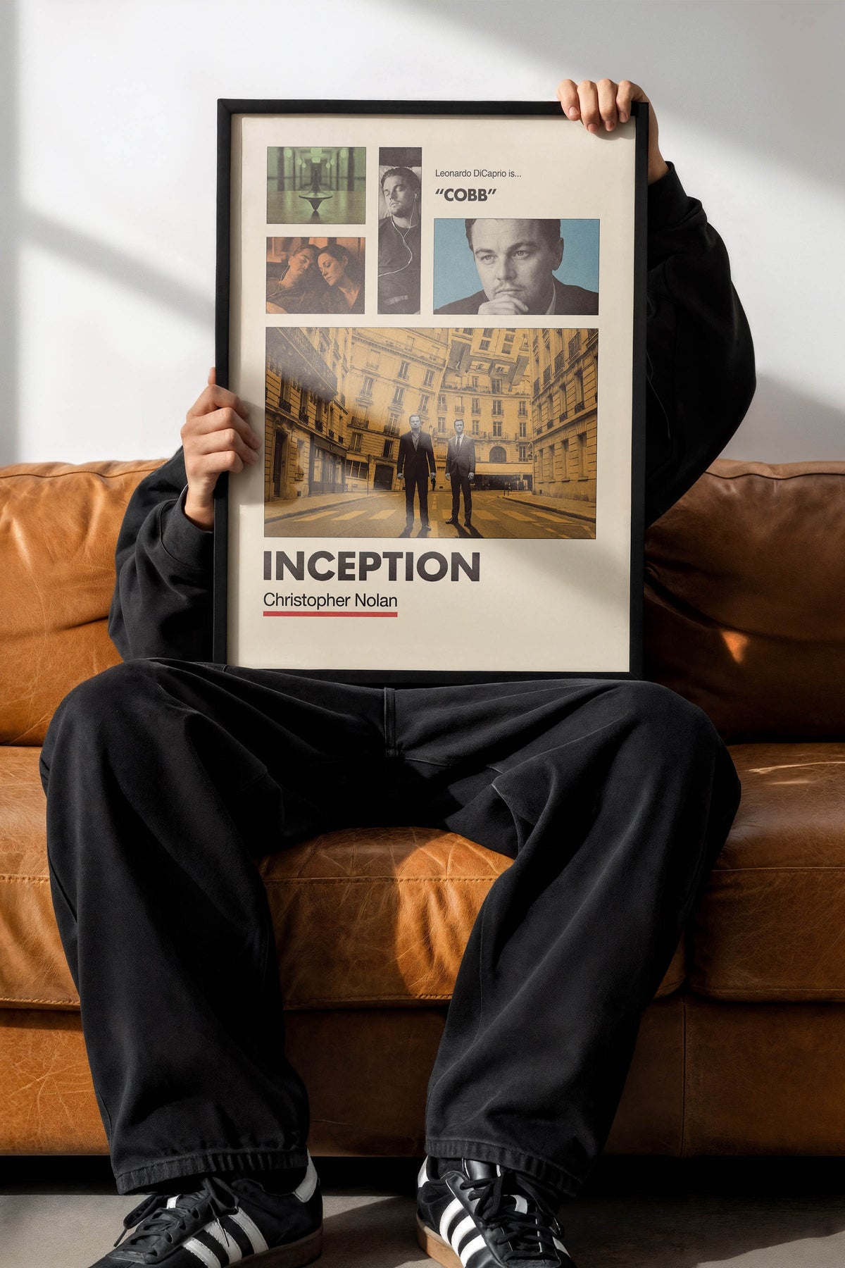 Inception Siyah Çerçeveli Poster, Sinema ve Dizi Tablo, Film Dizi Afişleri NO:112934