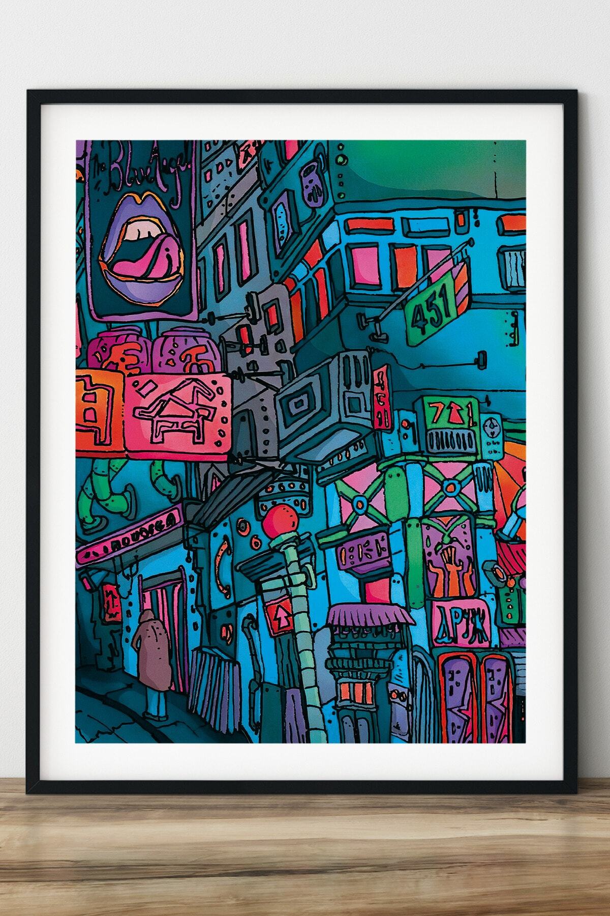 Indie Poster - Yatak Odası, Oturma Odası Ve Duvar Dekoru Tablo - Çerçevesiz
