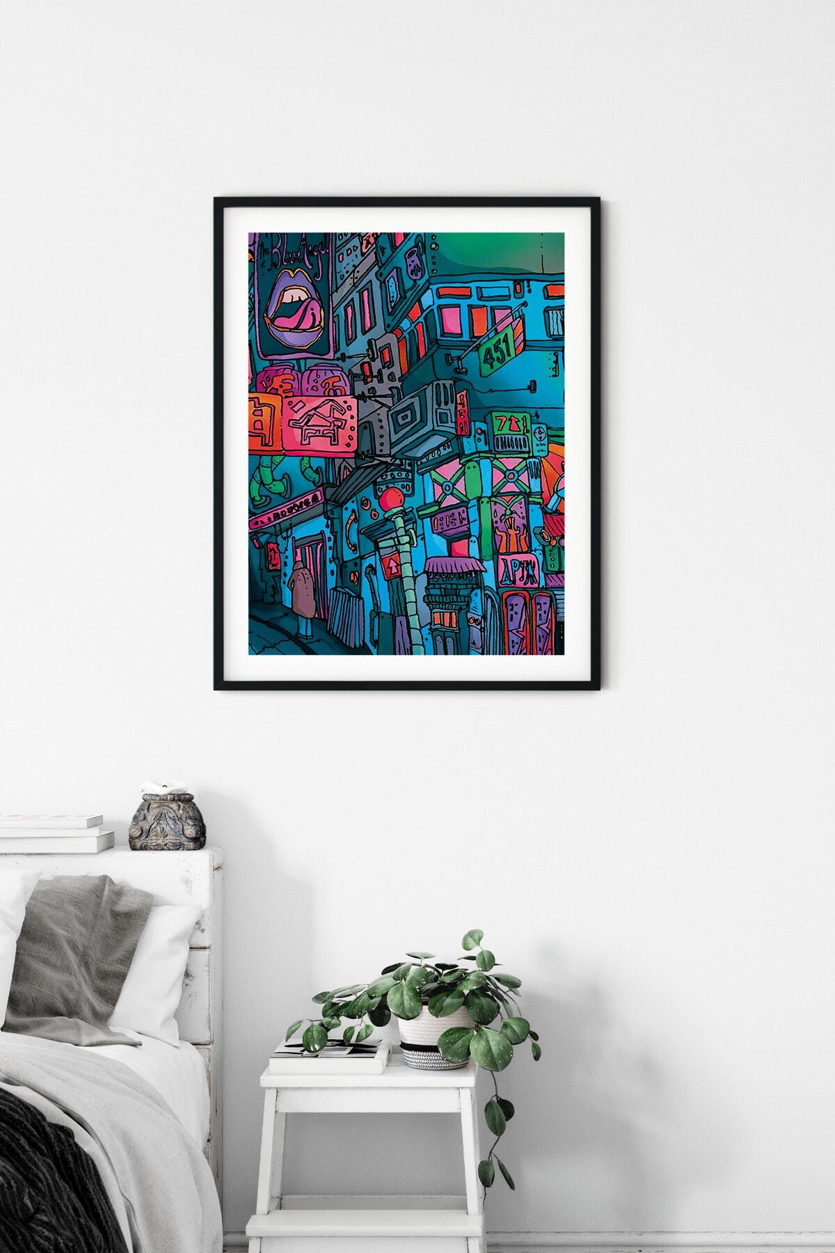 Indie Poster - Yatak Odası, Oturma Odası Ve Duvar Dekoru Tablo - Çerçevesiz