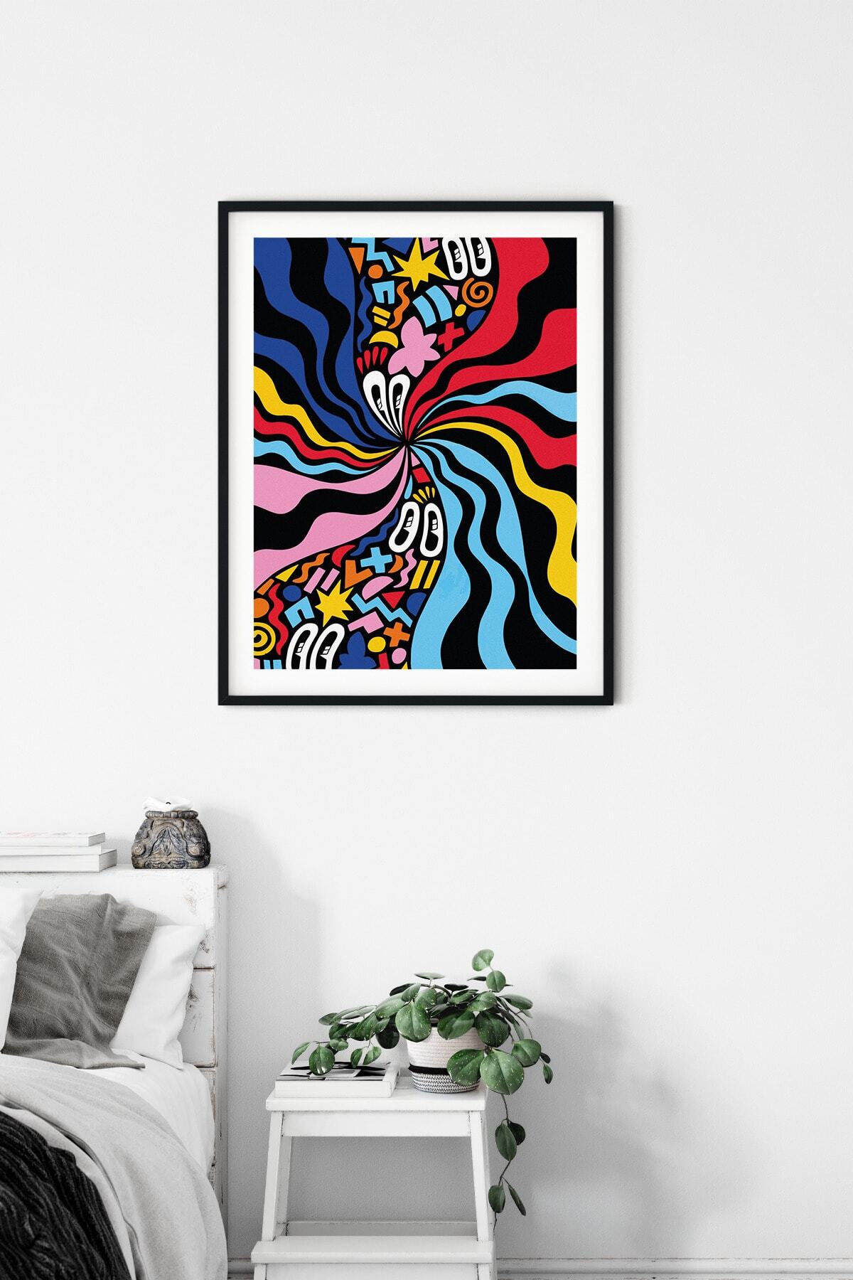 Indie Poster - Yatak Odası, Oturma Odası Ve Duvar Dekoru Tablo - Çerçevesiz