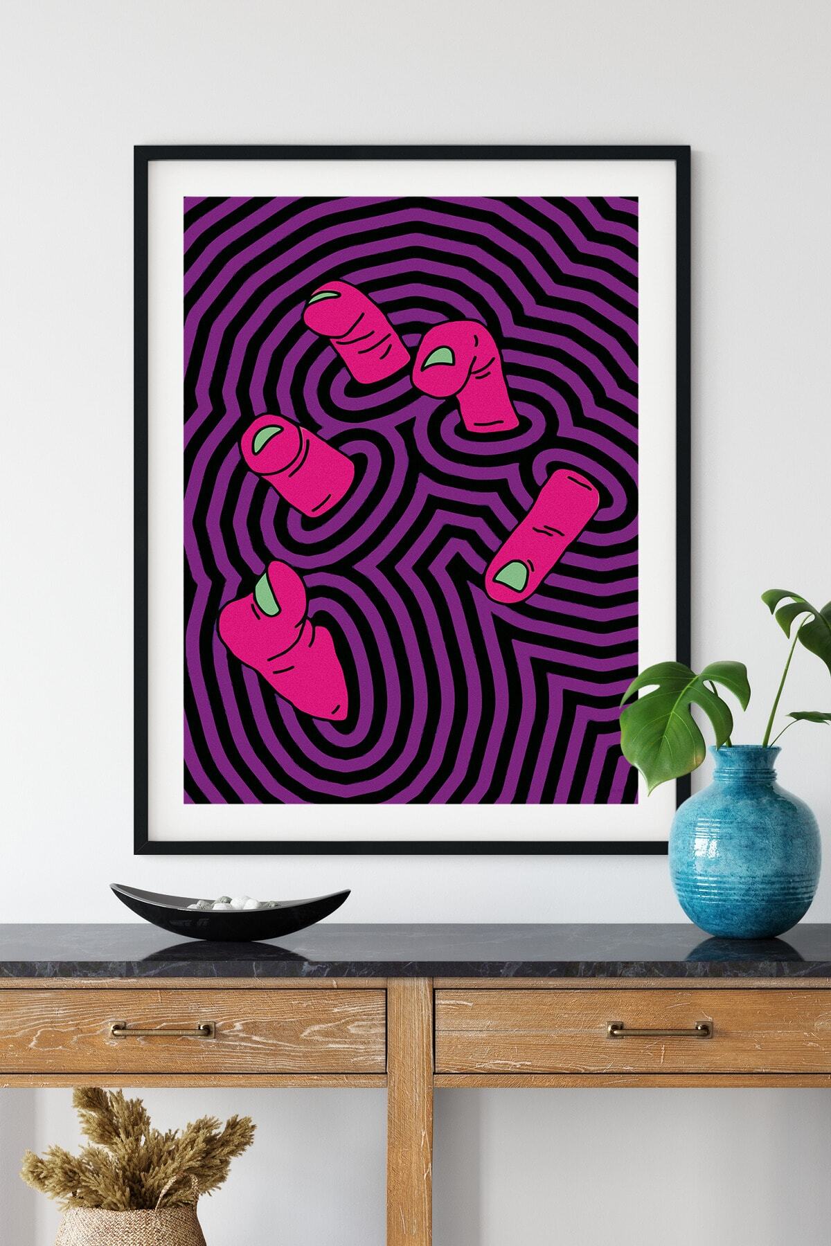 Indie Poster - Yatak Odası, Oturma Odası Ve Duvar Dekoru Tablo - Çerçevesiz