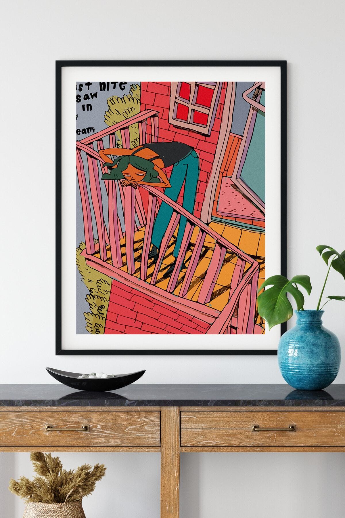 Indie Poster - Yatak Odası, Oturma Odası Ve Duvar Dekoru Tablo - Çerçevesiz