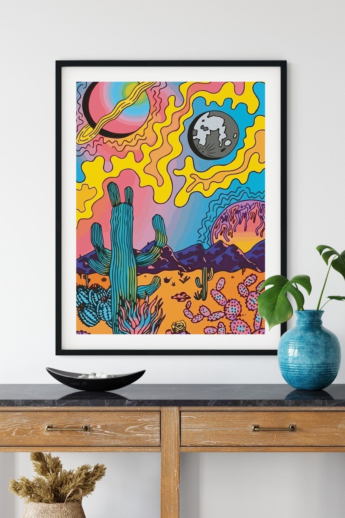 Indie Poster - Yatak Odası, Oturma Odası Ve Duvar Dekoru Tablo - Çerçevesiz