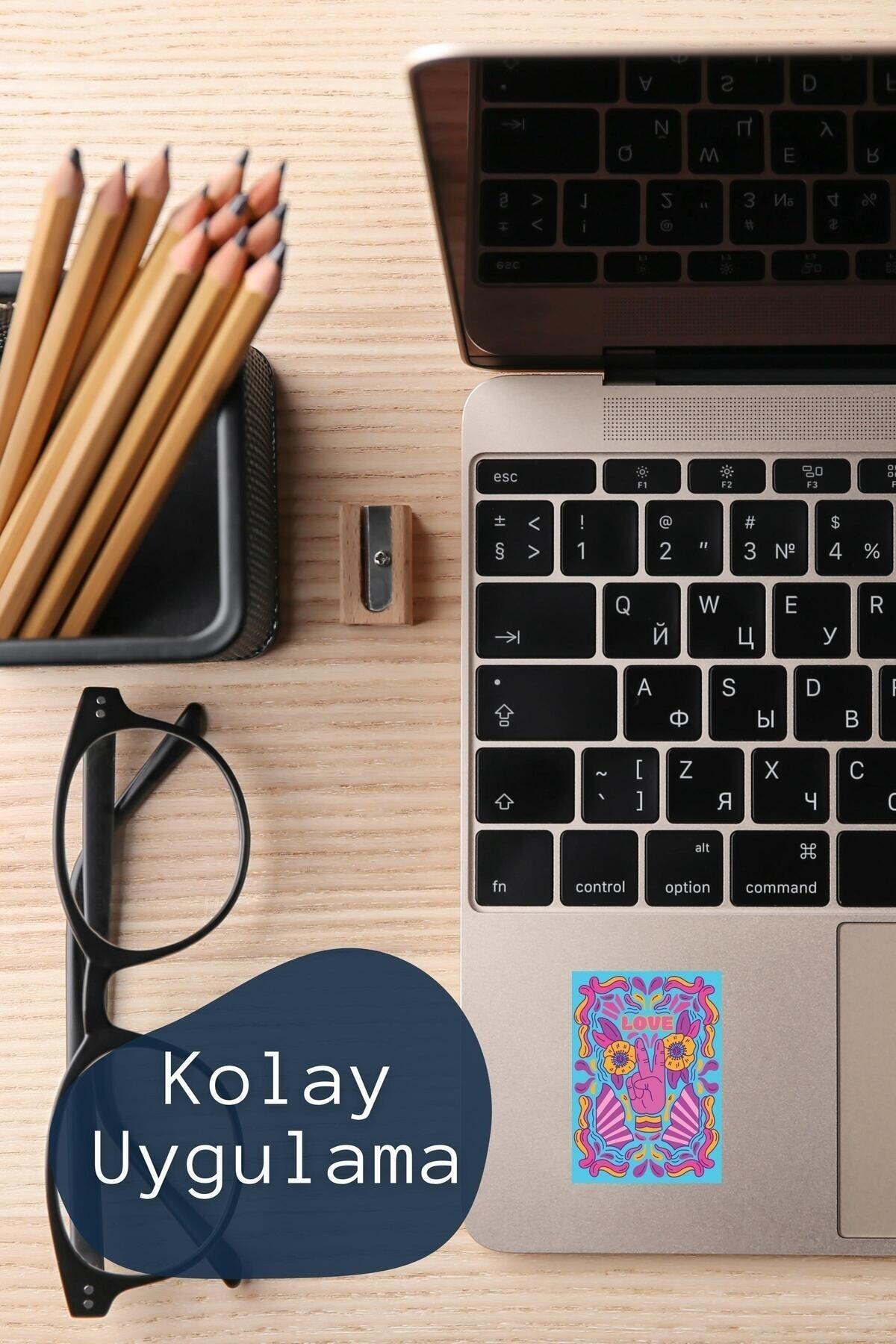 Indie Temalı Sticker Seti - 4 Adet Etiket Seti- Telefon, Tablet, Defter Laptop Uyumlu Etiket