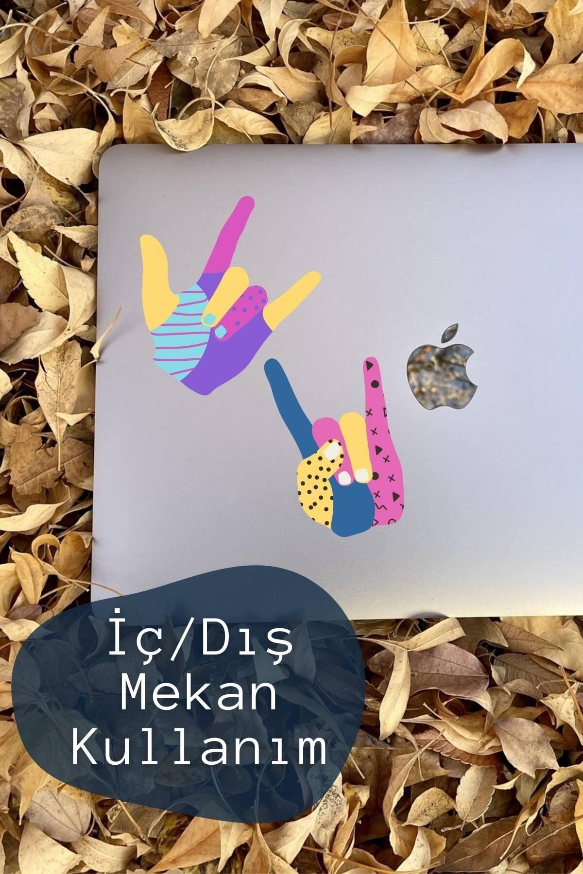 Indie Temalı Sticker Seti - 4 Adet Etiket Seti- Telefon, Tablet, Defter Laptop Uyumlu Etiket