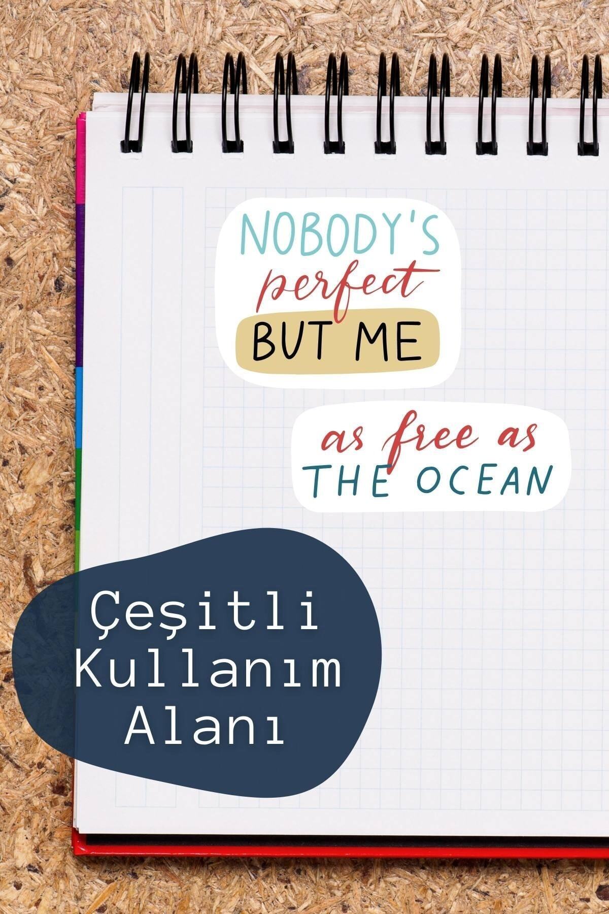 Indie Temalı Sticker Seti - 6 Adet Etiket Seti- Telefon, Tablet, Defter Laptop Uyumlu Etiket