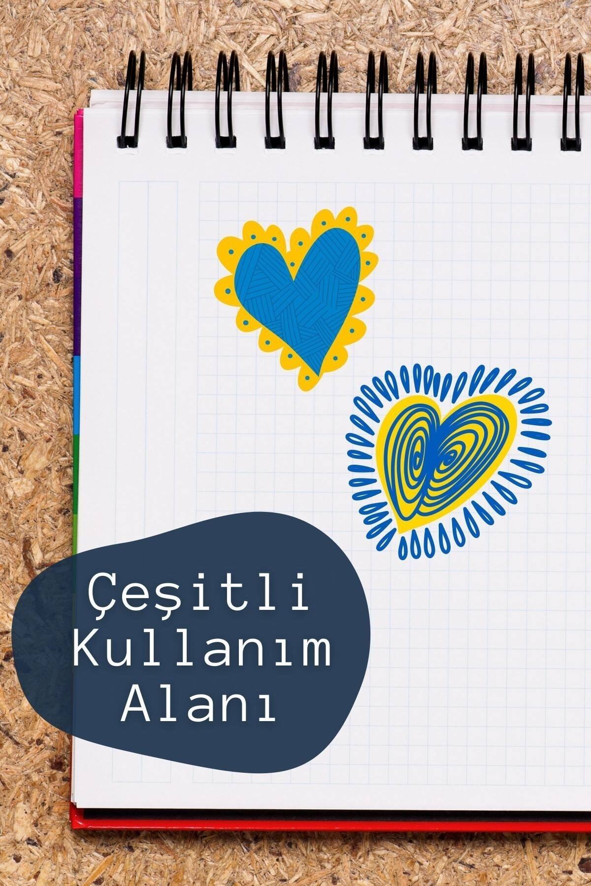 Indie Temalı Sticker Seti - 6 Adet Etiket Seti- Telefon, Tablet, Defter Laptop Uyumlu Etiket