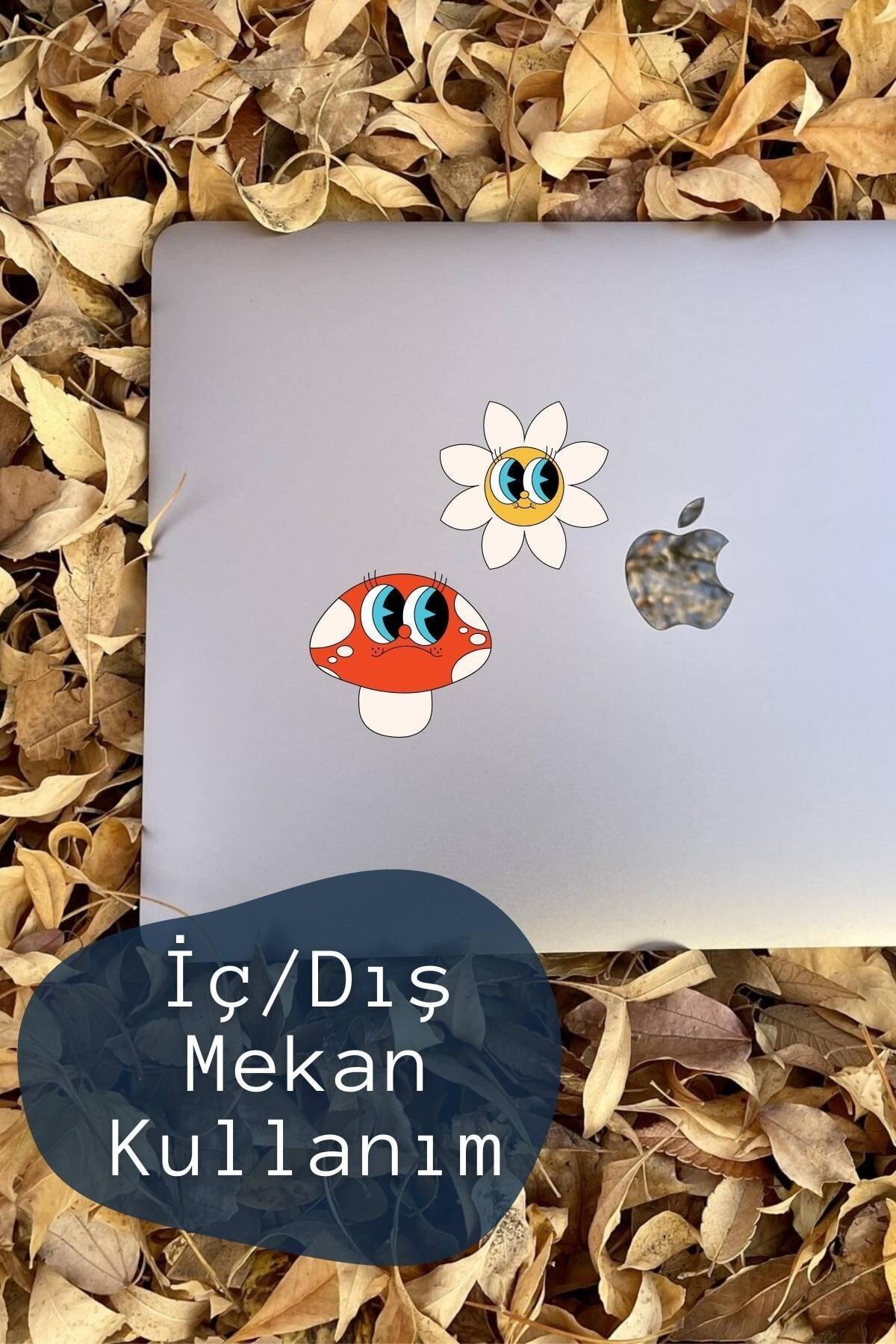 Indie Temalı Sticker Seti - 6 Adet Etiket Seti- Telefon, Tablet, Defter Laptop Uyumlu Etiket