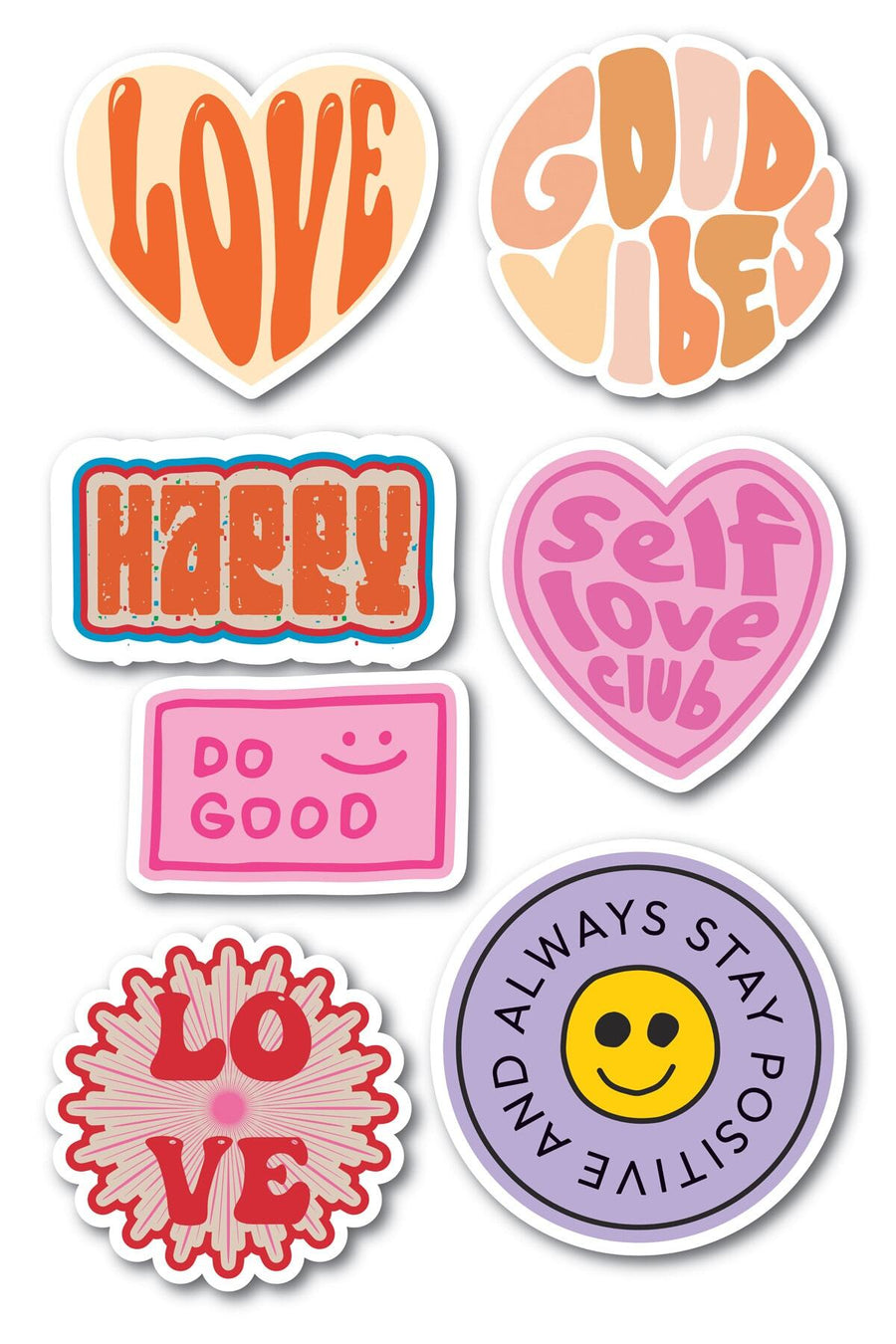 Indie Temalı Sticker Seti - 7 Adet Etiket Seti- Telefon, Tablet, Defter Laptop Uyumlu Etiket