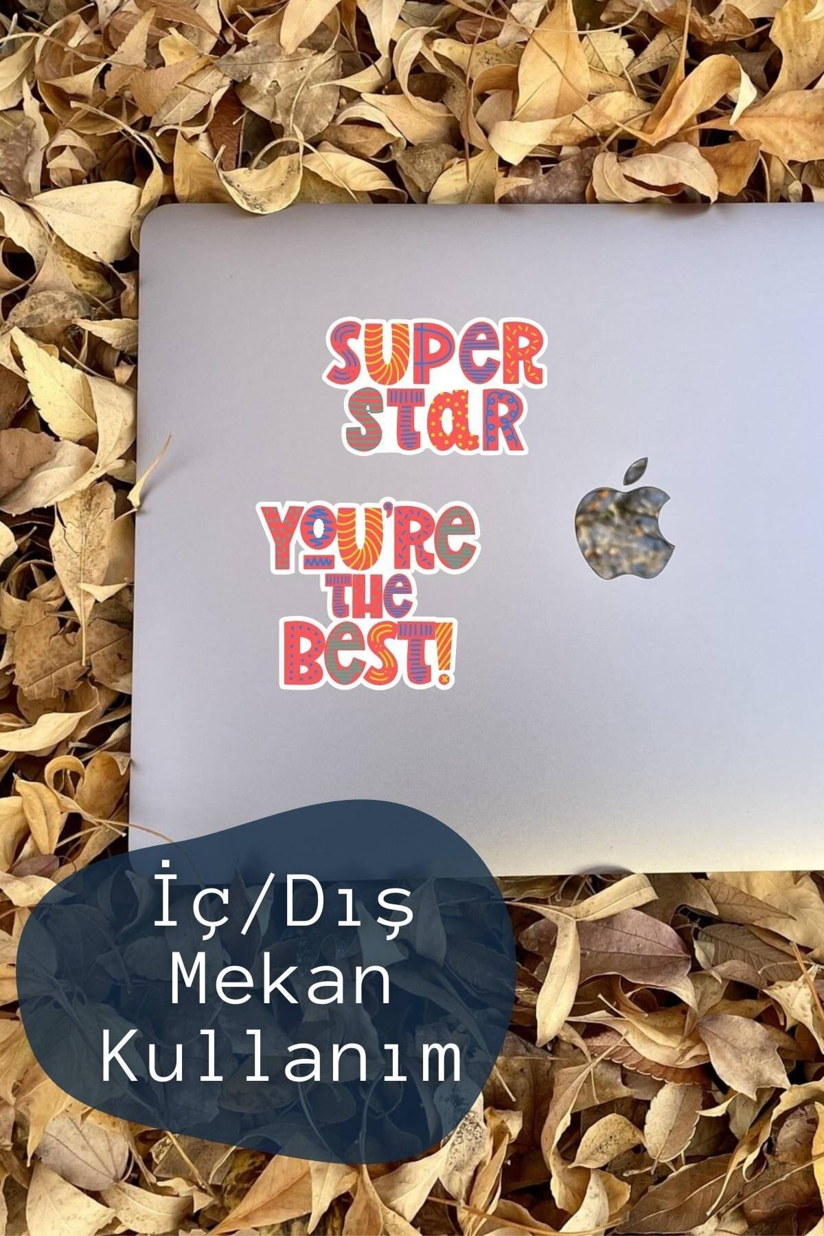 Indie Temalı Sticker Seti - 8 Adet Etiket Seti- Telefon, Tablet, Defter Laptop Uyumlu Etiket