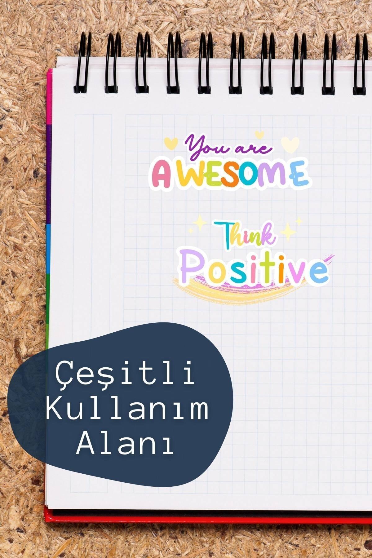Indie Temalı Sticker Seti - 8 Adet Etiket Seti- Telefon, Tablet, Defter Laptop Uyumlu Etiket