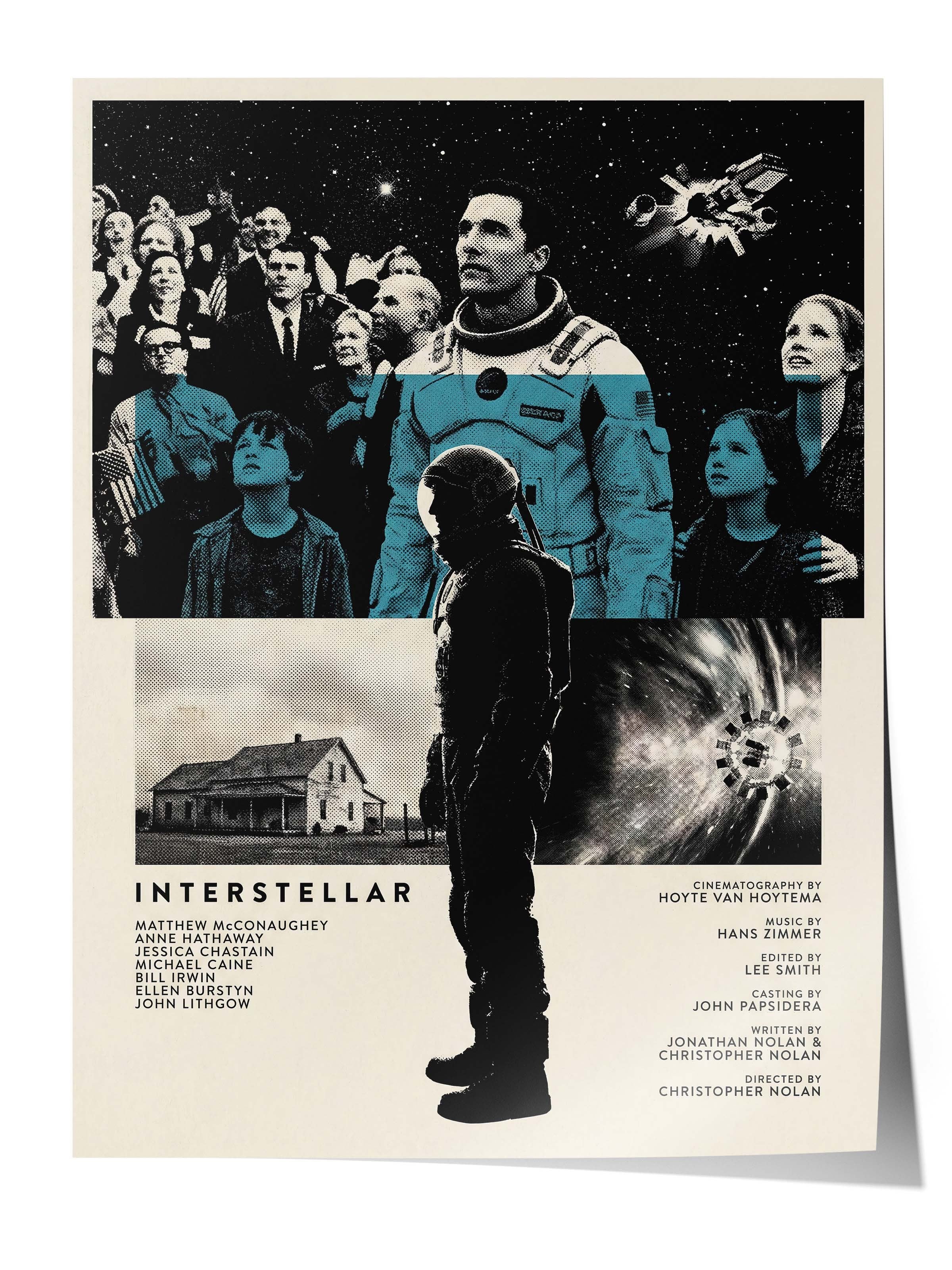 Interstellar Posteri, Sinema ve Dizi Tablo Posterleri, Film Dizi Afişleri NO:112806