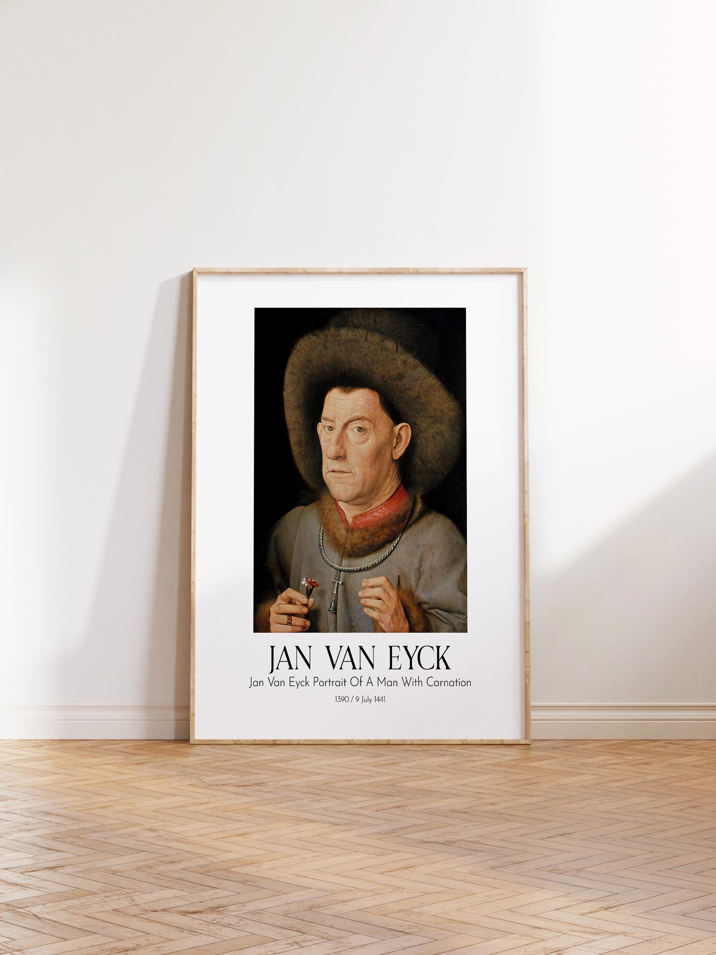 Jan Van Eyck, Ahşap Çerçeveli Tablo, Sanat Serisi NO:112134