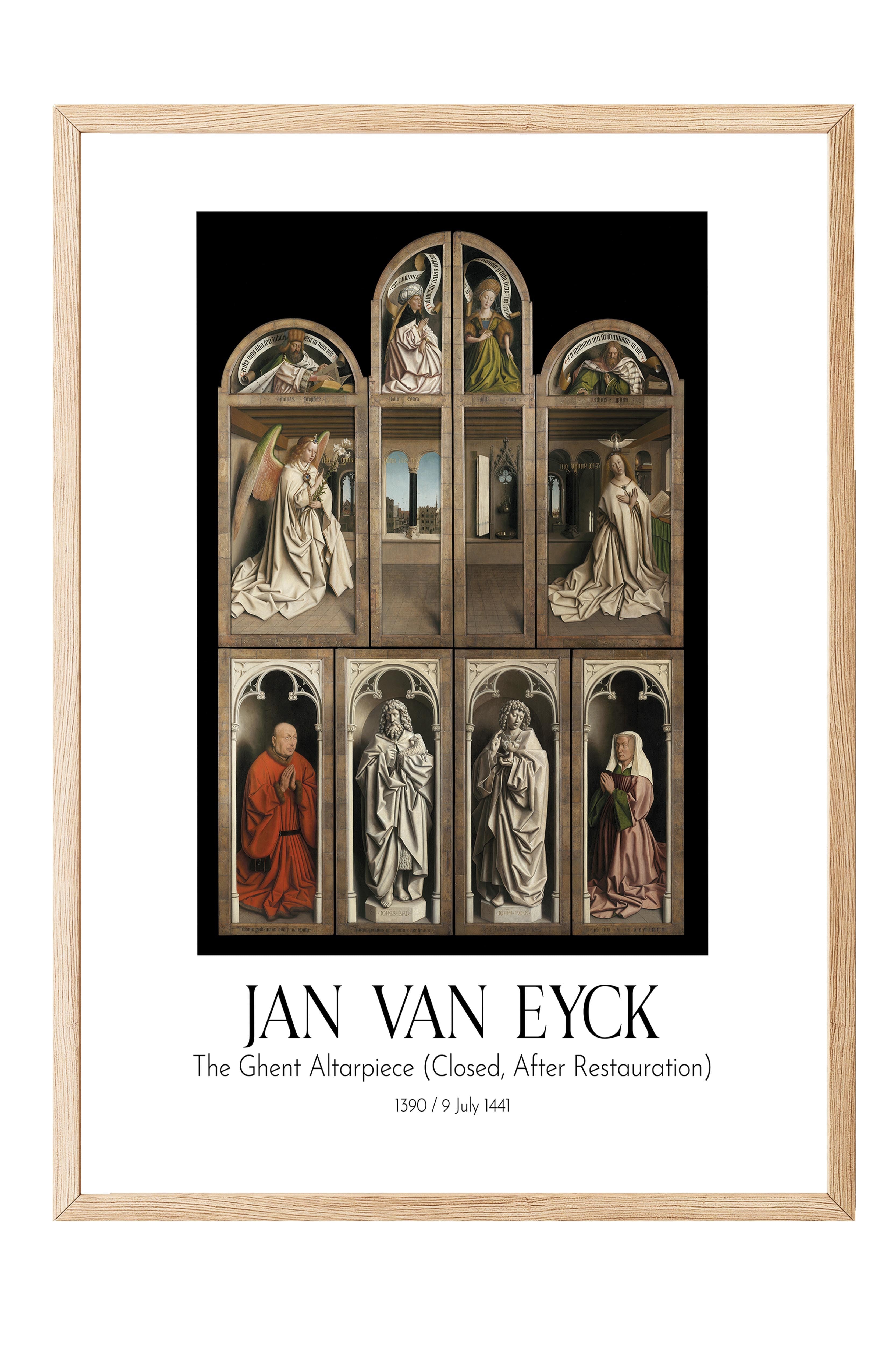 Jan Van Eyck, Ahşap Çerçeveli Tablo, Sanat Serisi NO:112158