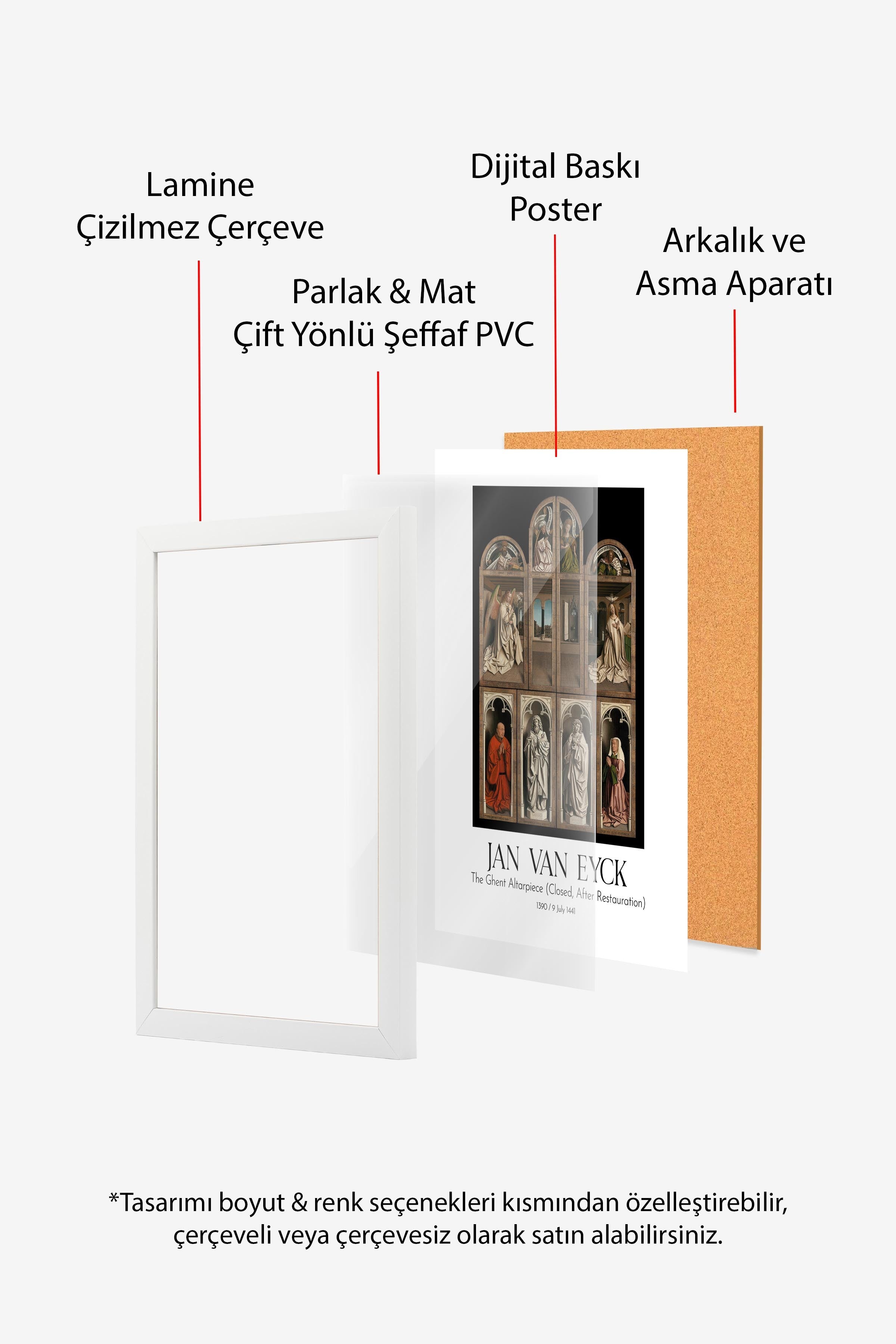 Jan Van Eyck, Beyaz Çerçeveli Tablo, Sanat Serisi NO:112158
