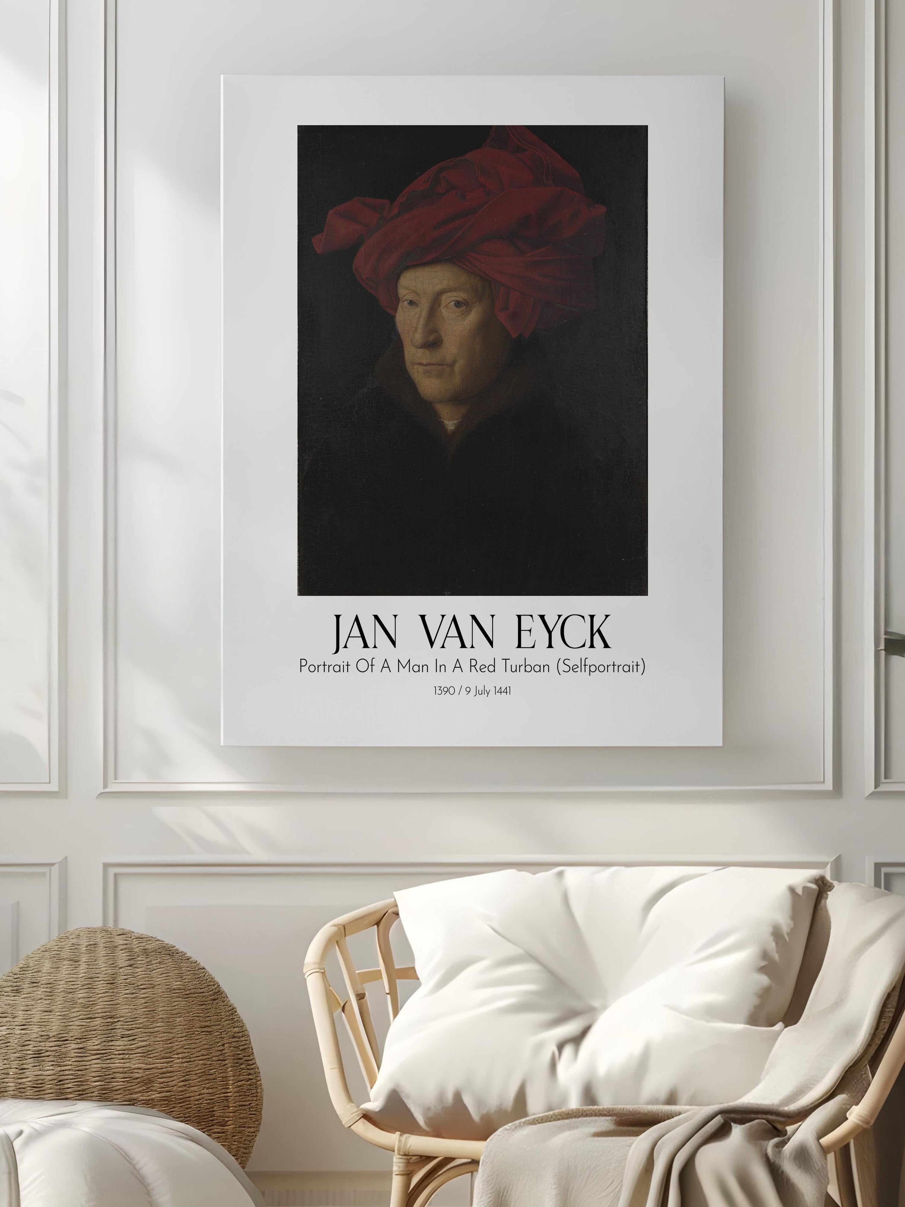 Jan Van Eyck, Kanvas Tablo, Sanat Serisi NO:112128