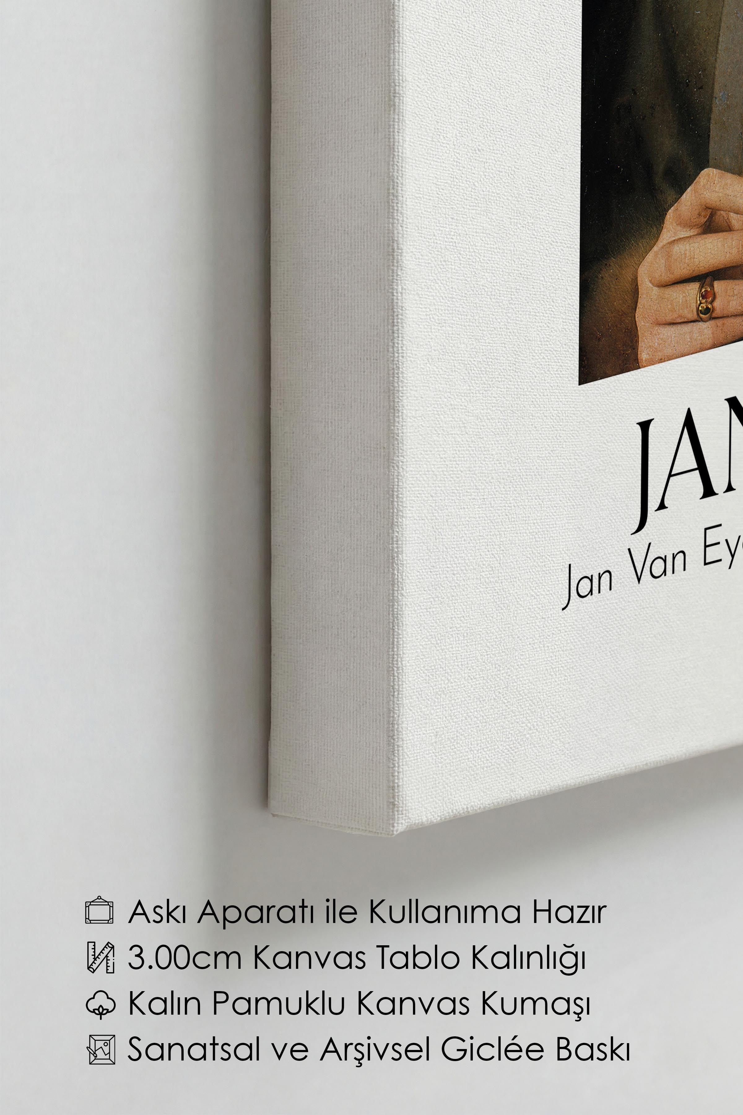 Jan Van Eyck, Kanvas Tablo, Sanat Serisi NO:112134