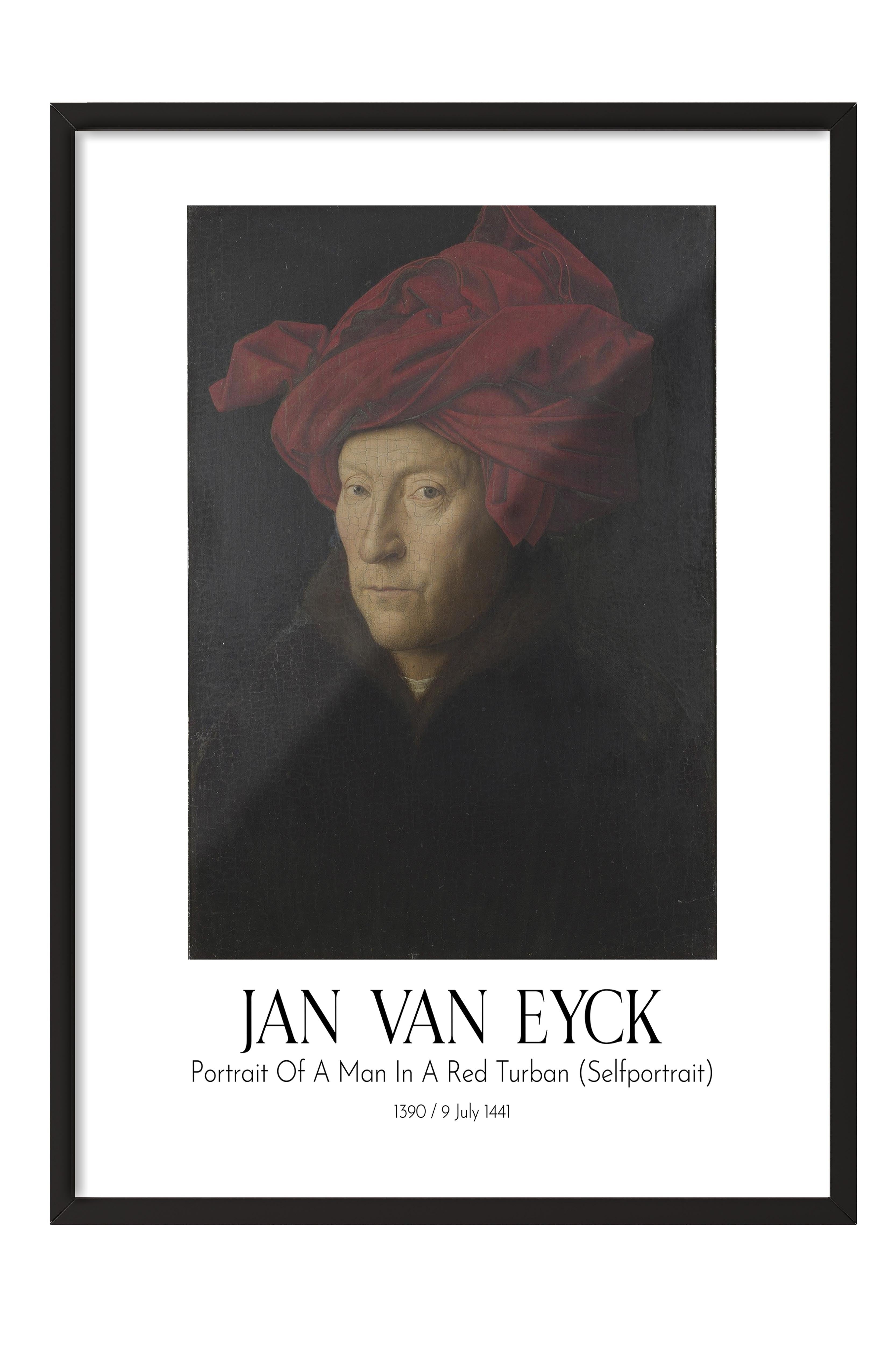 Jan Van Eyck, Siyah Çerçeveli Tablo, Sanat Serisi NO:112128