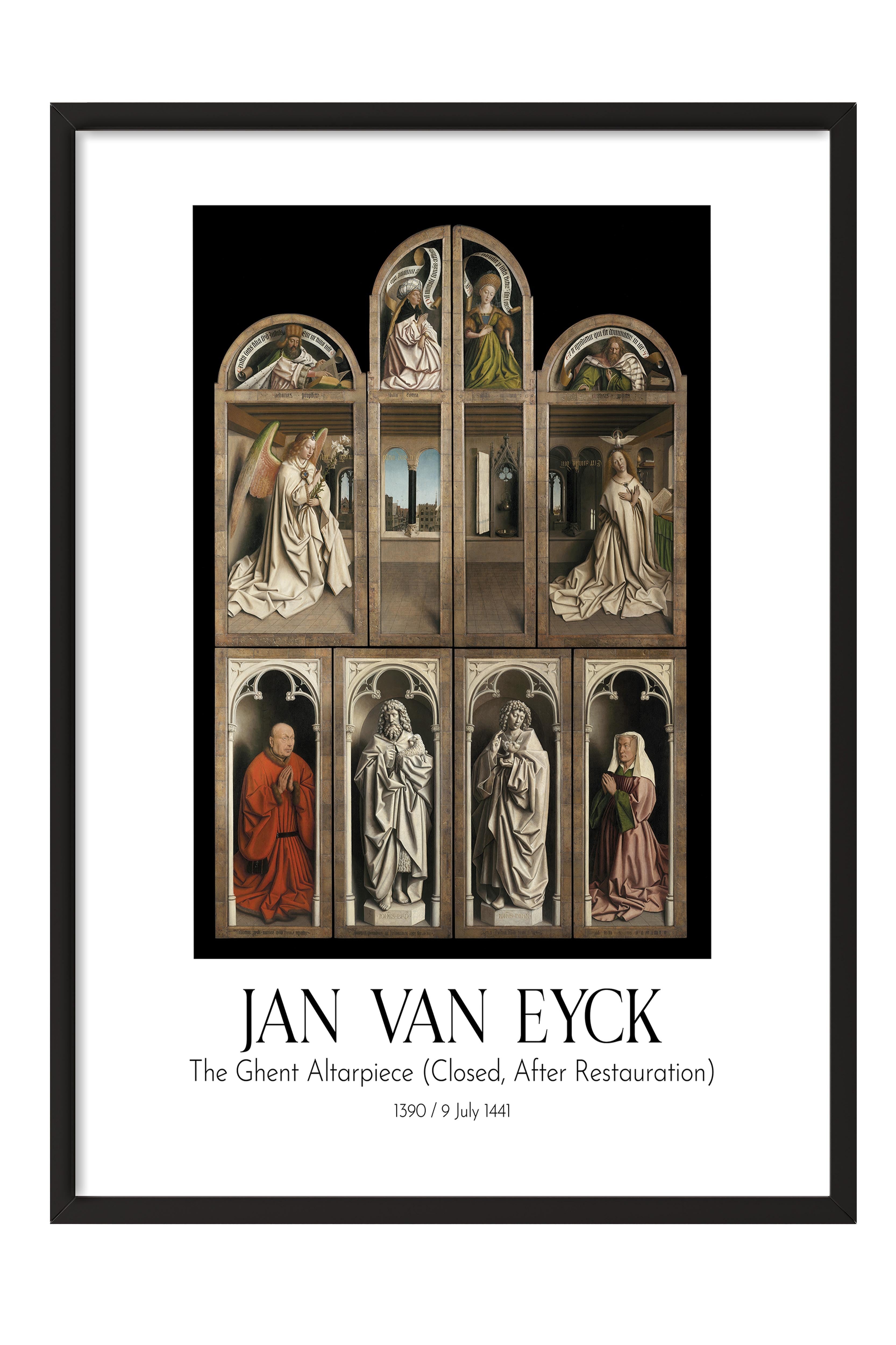 Jan Van Eyck, Siyah Çerçeveli Tablo, Sanat Serisi NO:112158