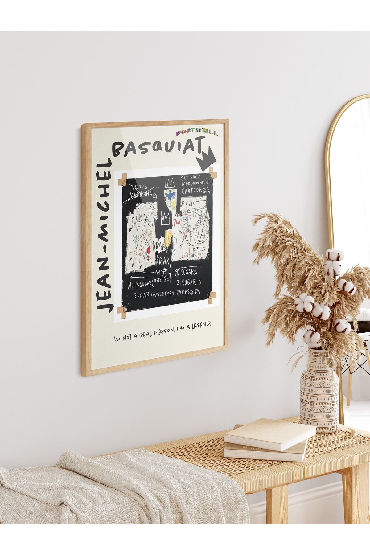 Jean-michel Duvar Posteri, Modern Sanat, Sanat Serisi Poster - Kalın Kağıt - Çerçevesiz