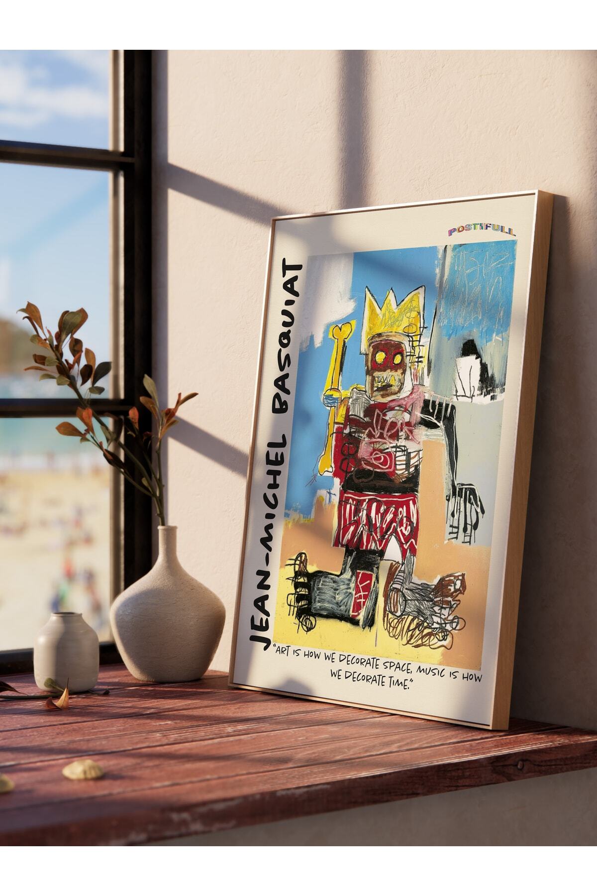 Jean-michel Duvar Posteri, Modern Sanat, Sanat Serisi Poster - Kalın Kağıt - Çerçevesiz