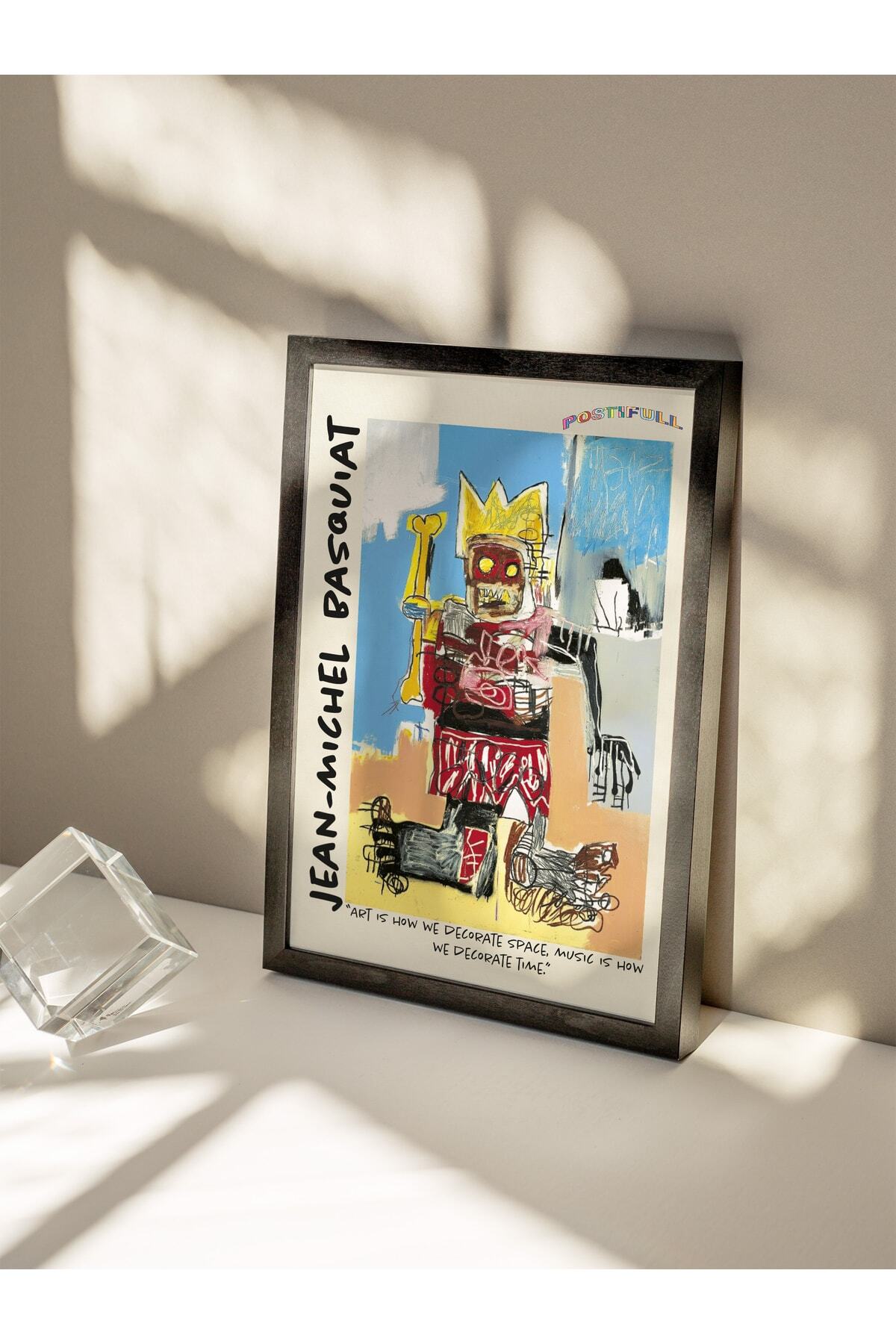 Jean-michel Duvar Posteri, Modern Sanat, Sanat Serisi Poster - Kalın Kağıt - Çerçevesiz