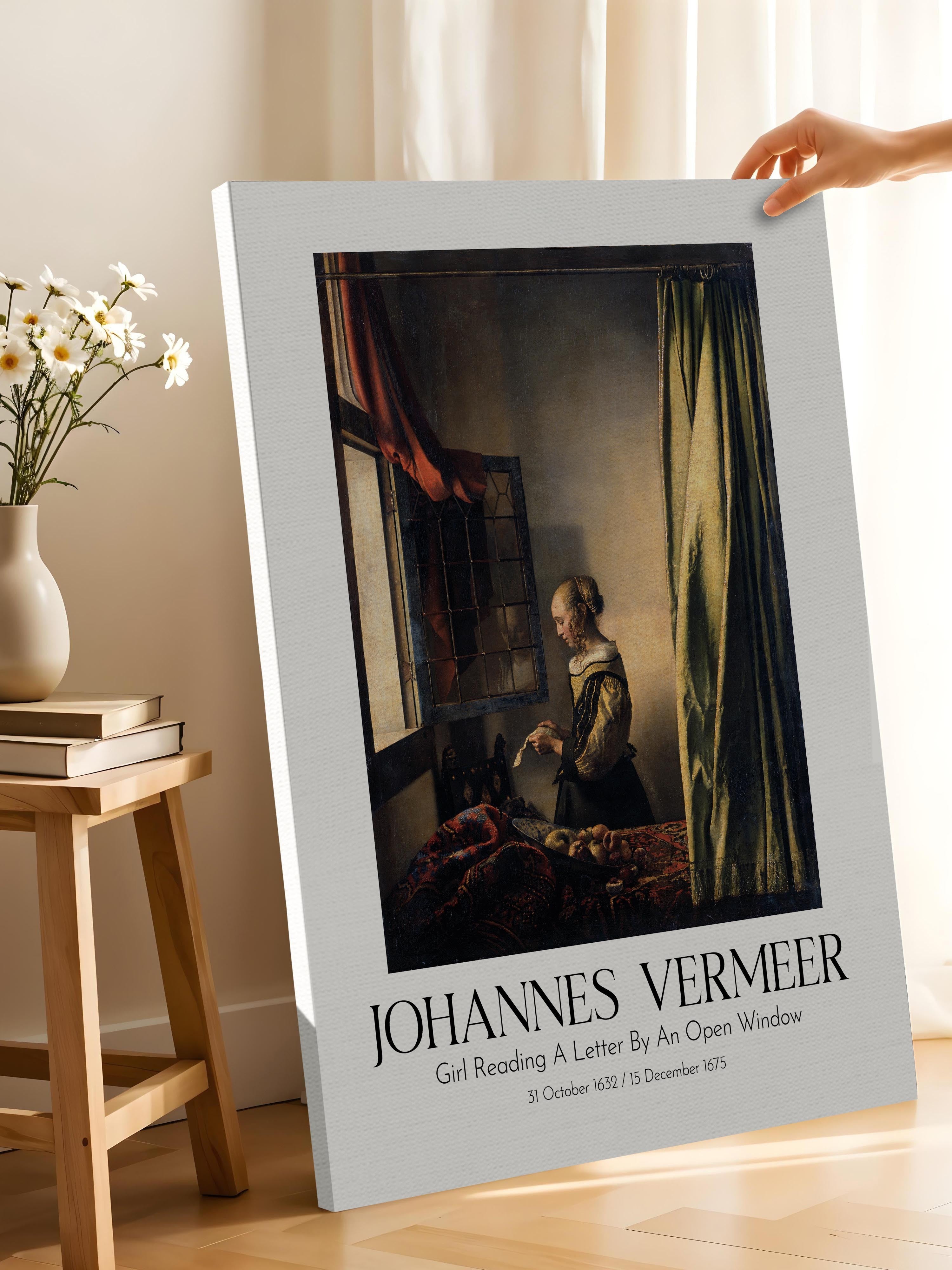 Johannes Vermeer, Kanvas Tablo, Sanat Serisi NO:110349