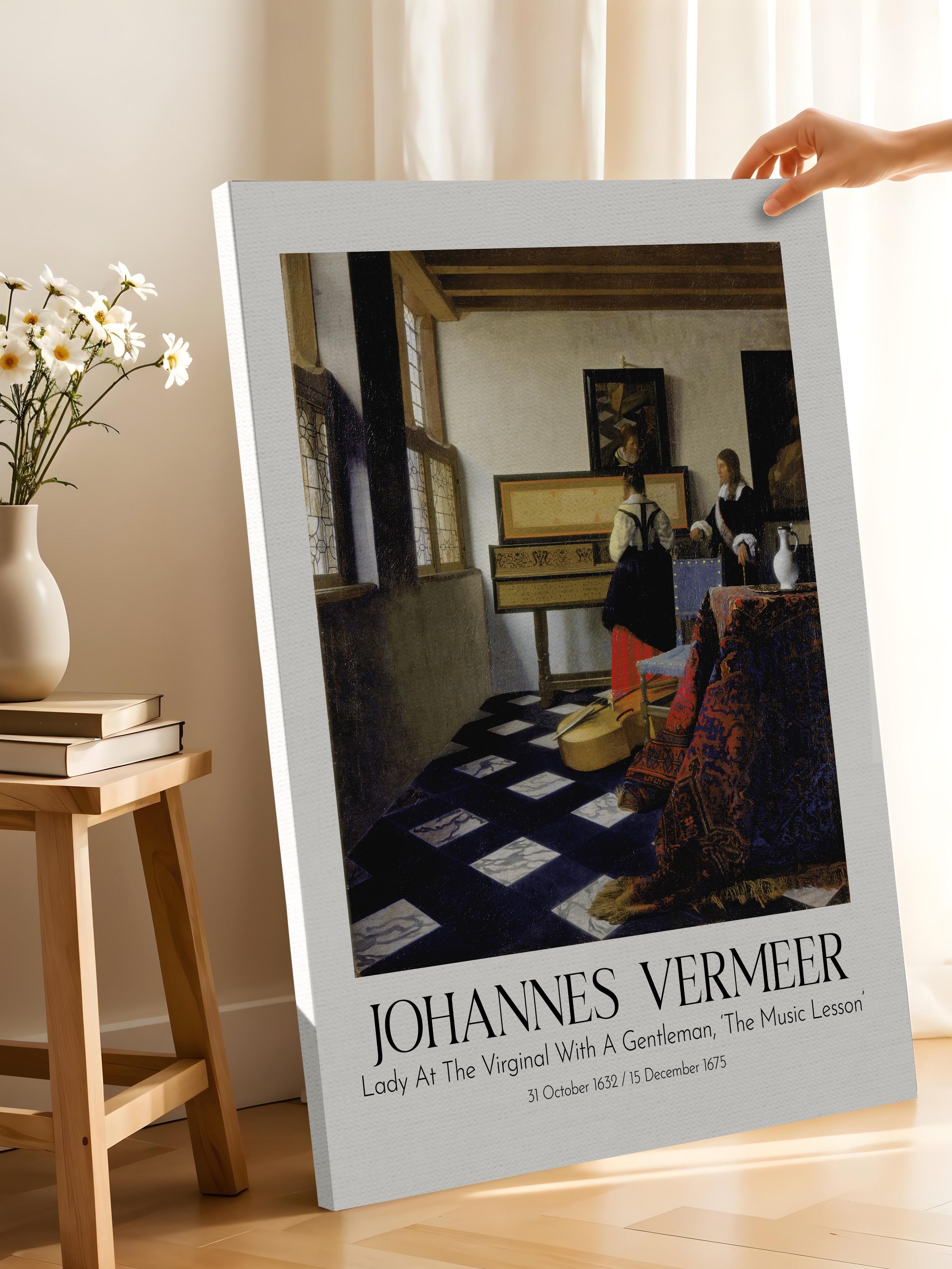 Johannes Vermeer, Kanvas Tablo, Sanat Serisi NO:110351