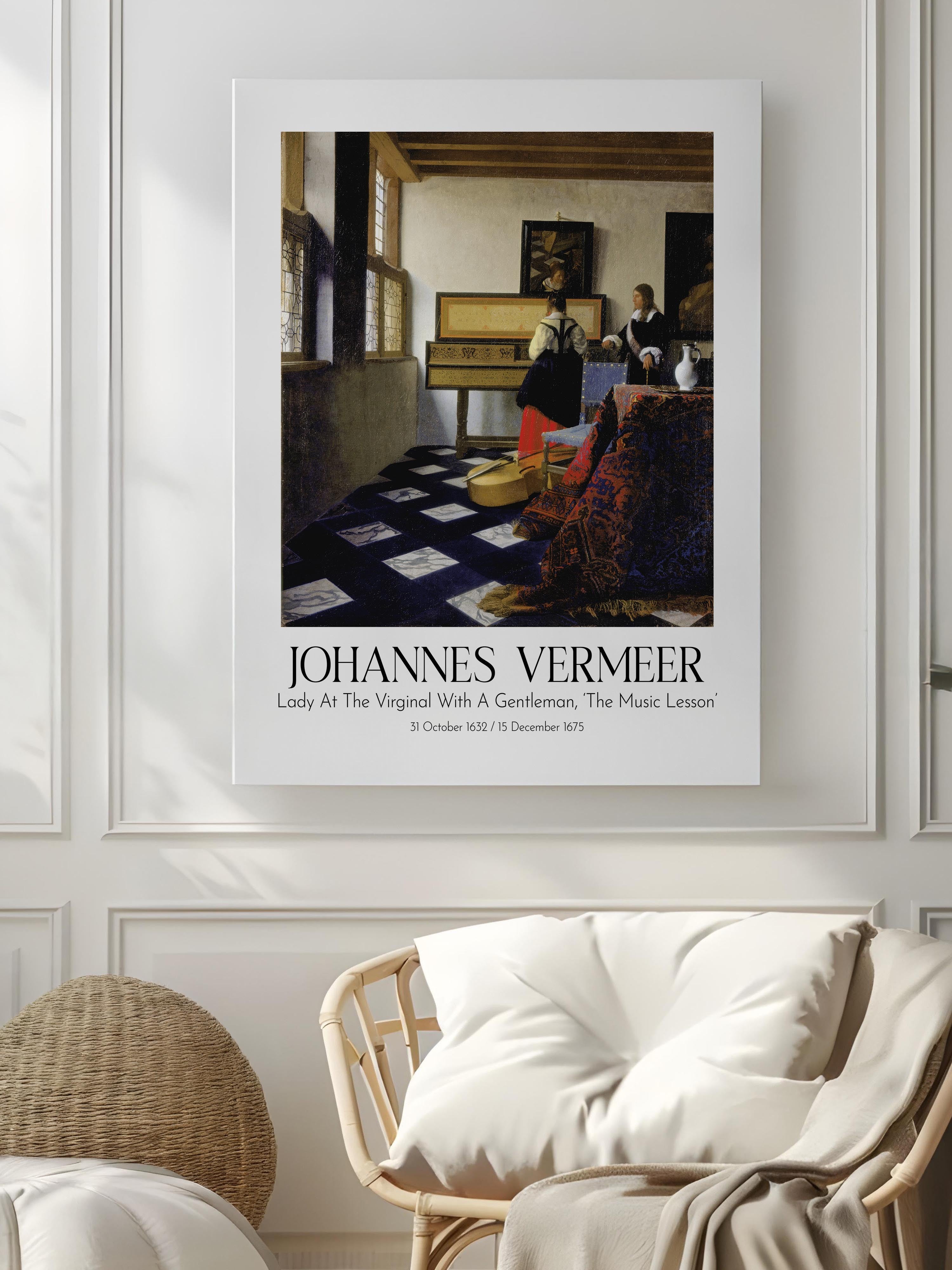 Johannes Vermeer, Kanvas Tablo, Sanat Serisi NO:110351