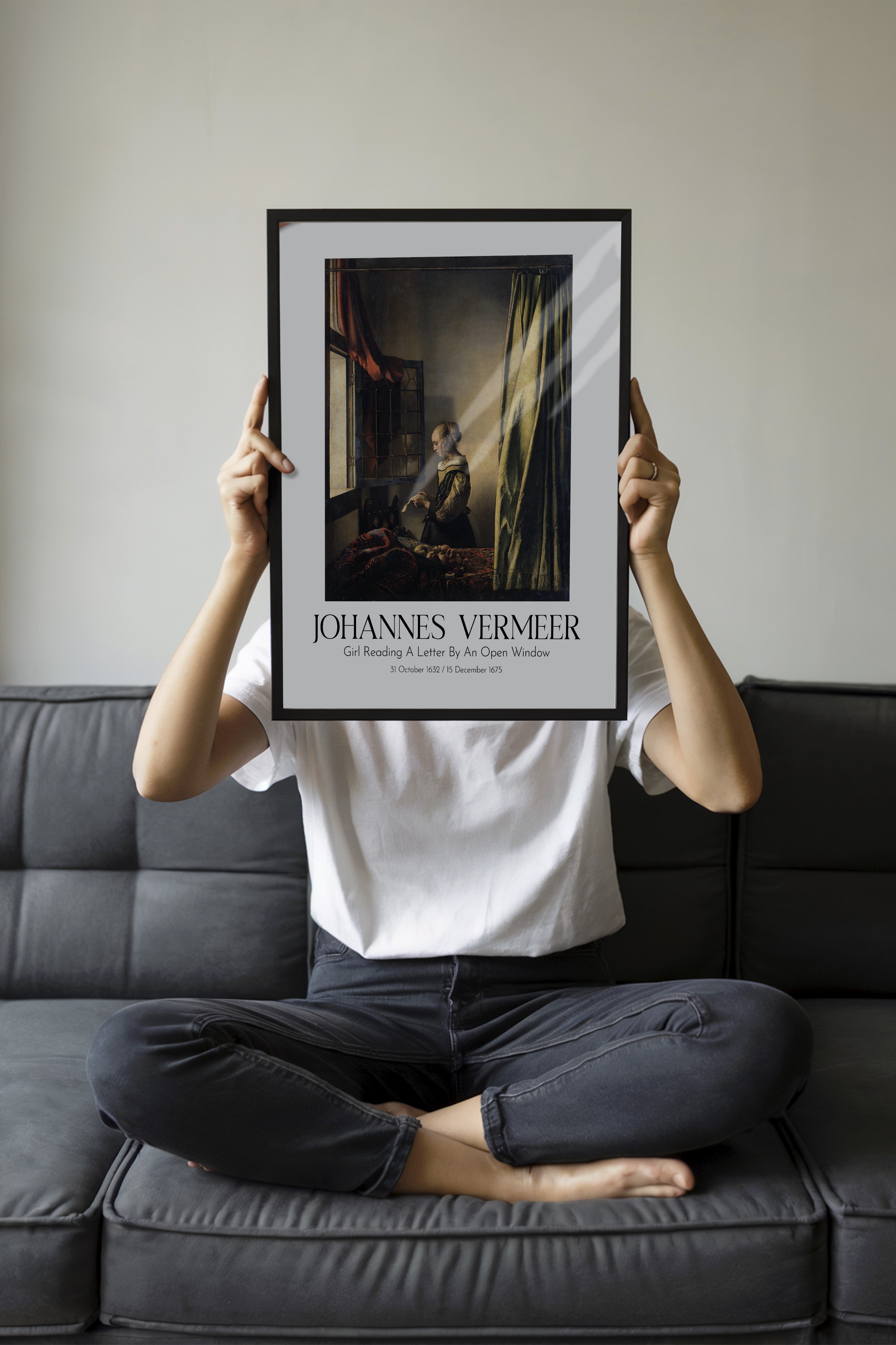 Johannes Vermeer, Siyah Çerçeveli Tablo, Sanat Serisi NO:110349