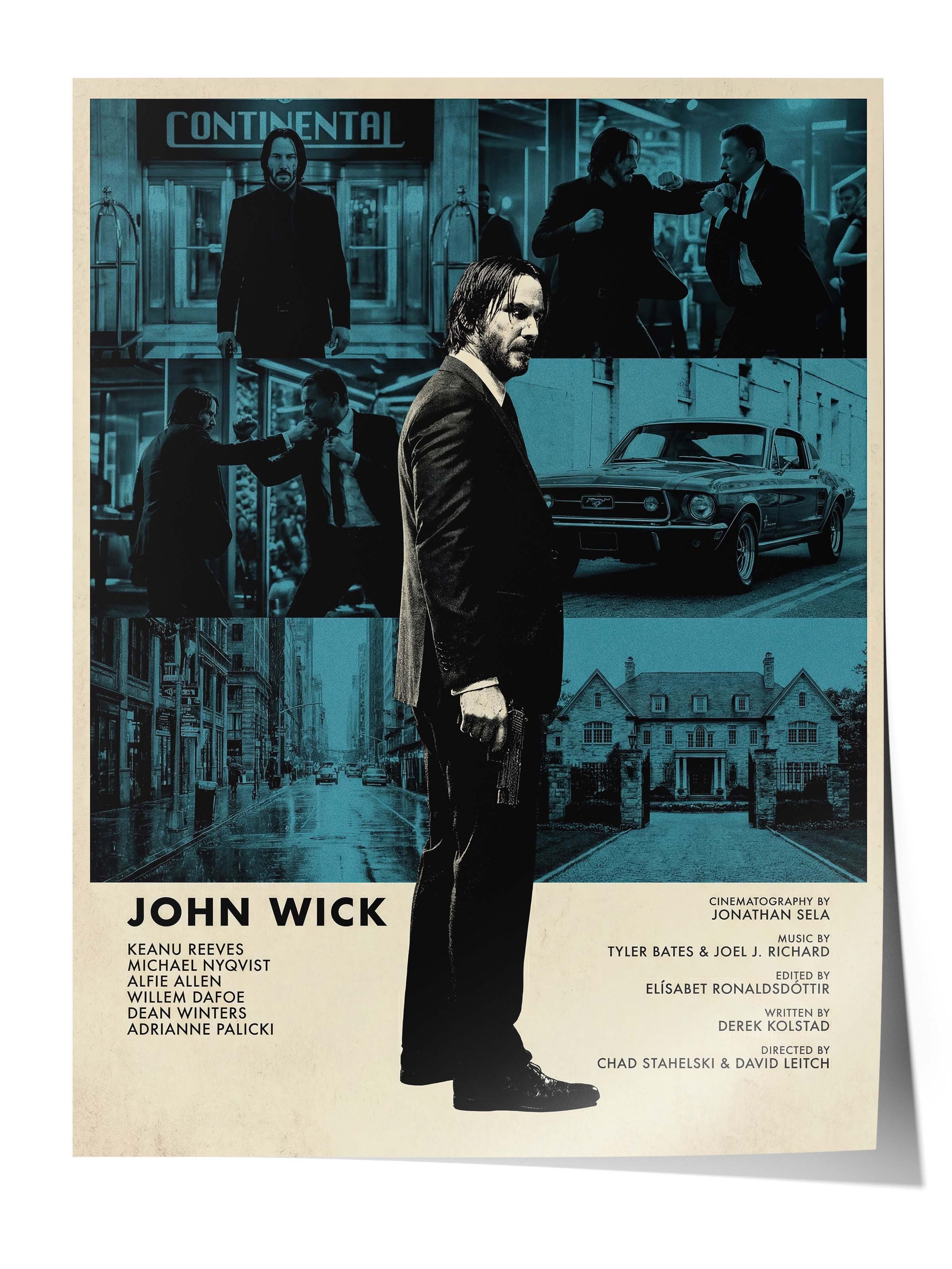 John Wick Posteri, Sinema ve Dizi Tablo Posterleri, Film Dizi Afişleri NO:112834