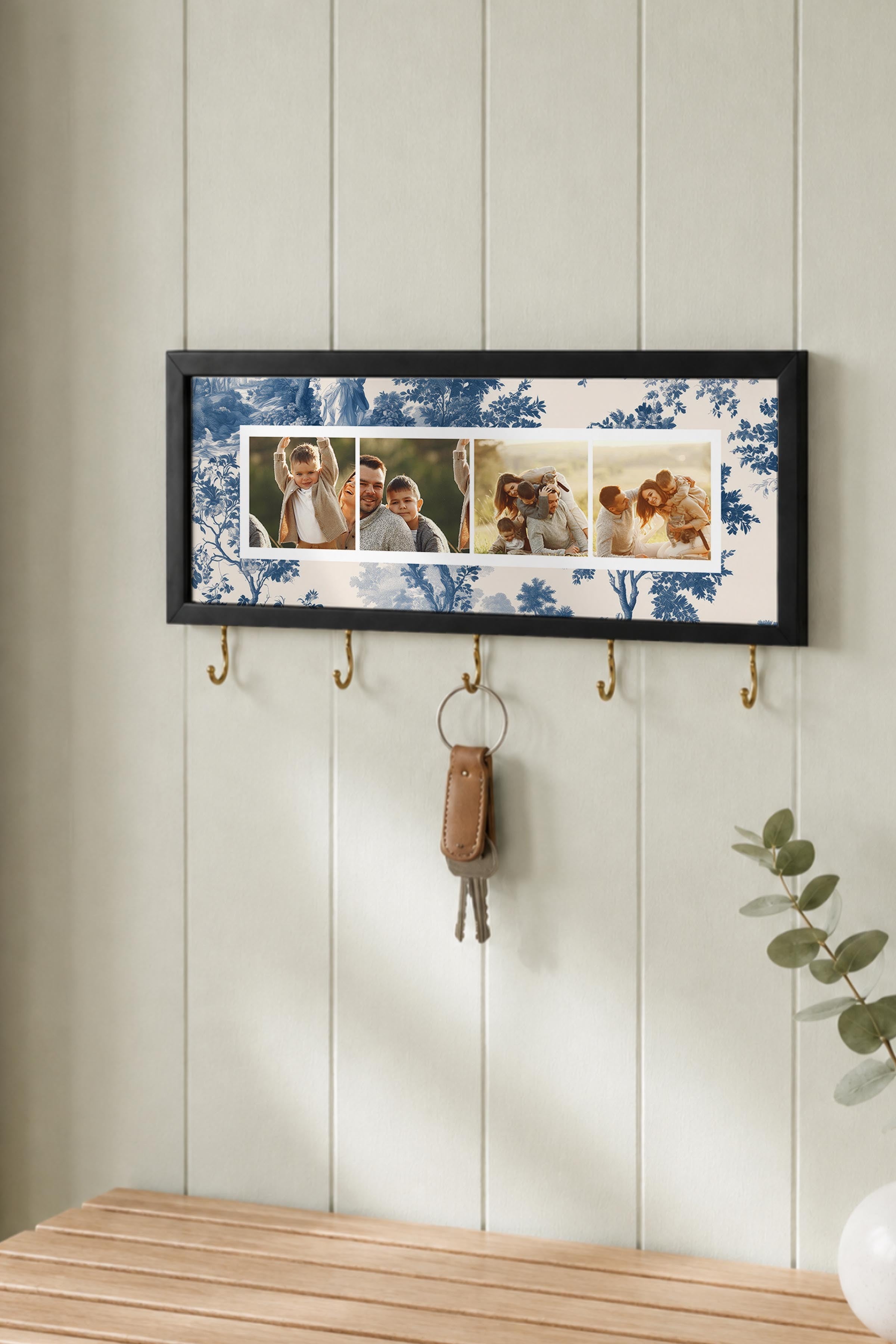 Kişiye Özel Tablo Anahtarlık, Photobooth Stili Siyah Fotoğraf Çerçevesi, Vintage Duvar Dekoru