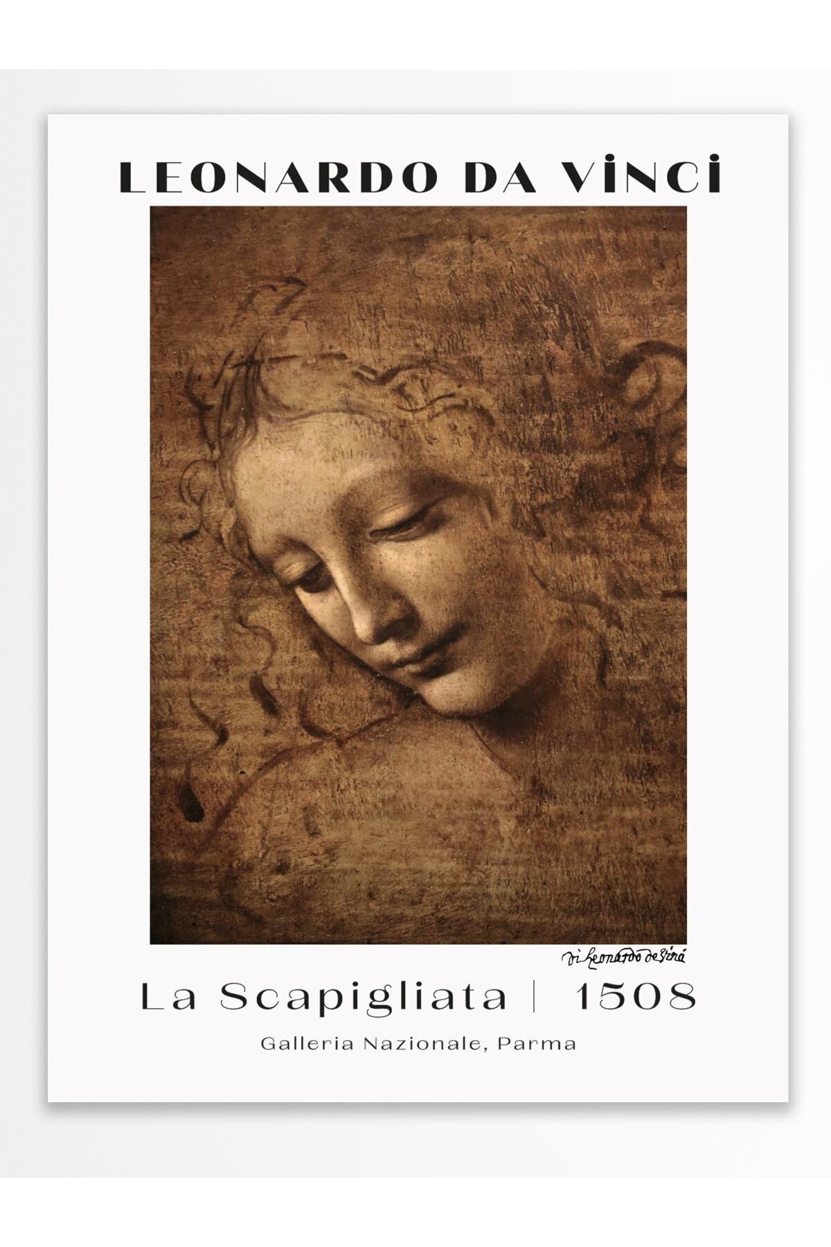 Leonardo Da Vinci Duvar Posteri - Duvar Dekoru - Sanat Serisi Posterleri - Kalın Kağıt - Çerçevesiz