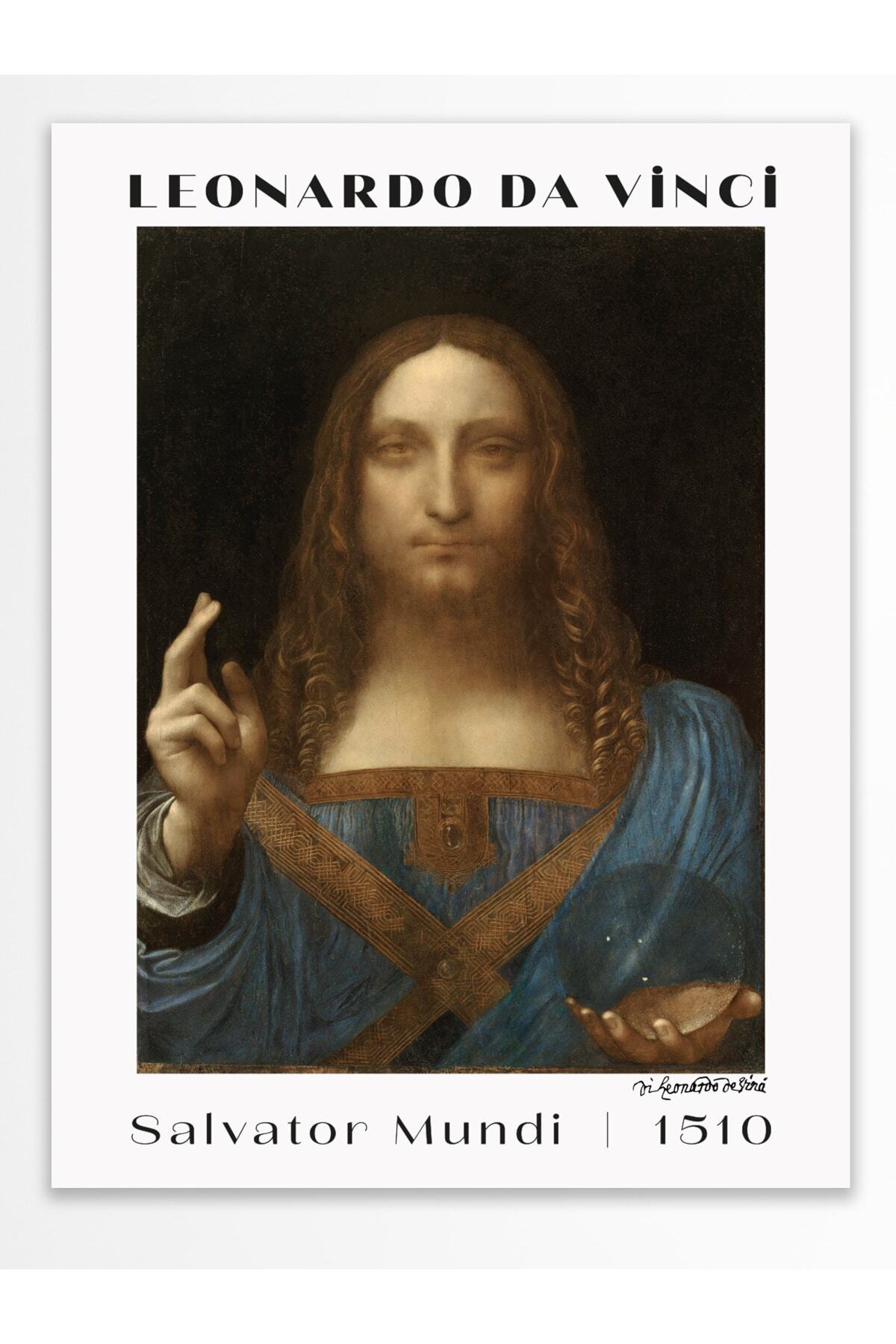 Leonardo Da Vinci Duvar Posteri - Duvar Dekoru - Sanat Serisi Posterleri - Kalın Kağıt - Çerçevesiz