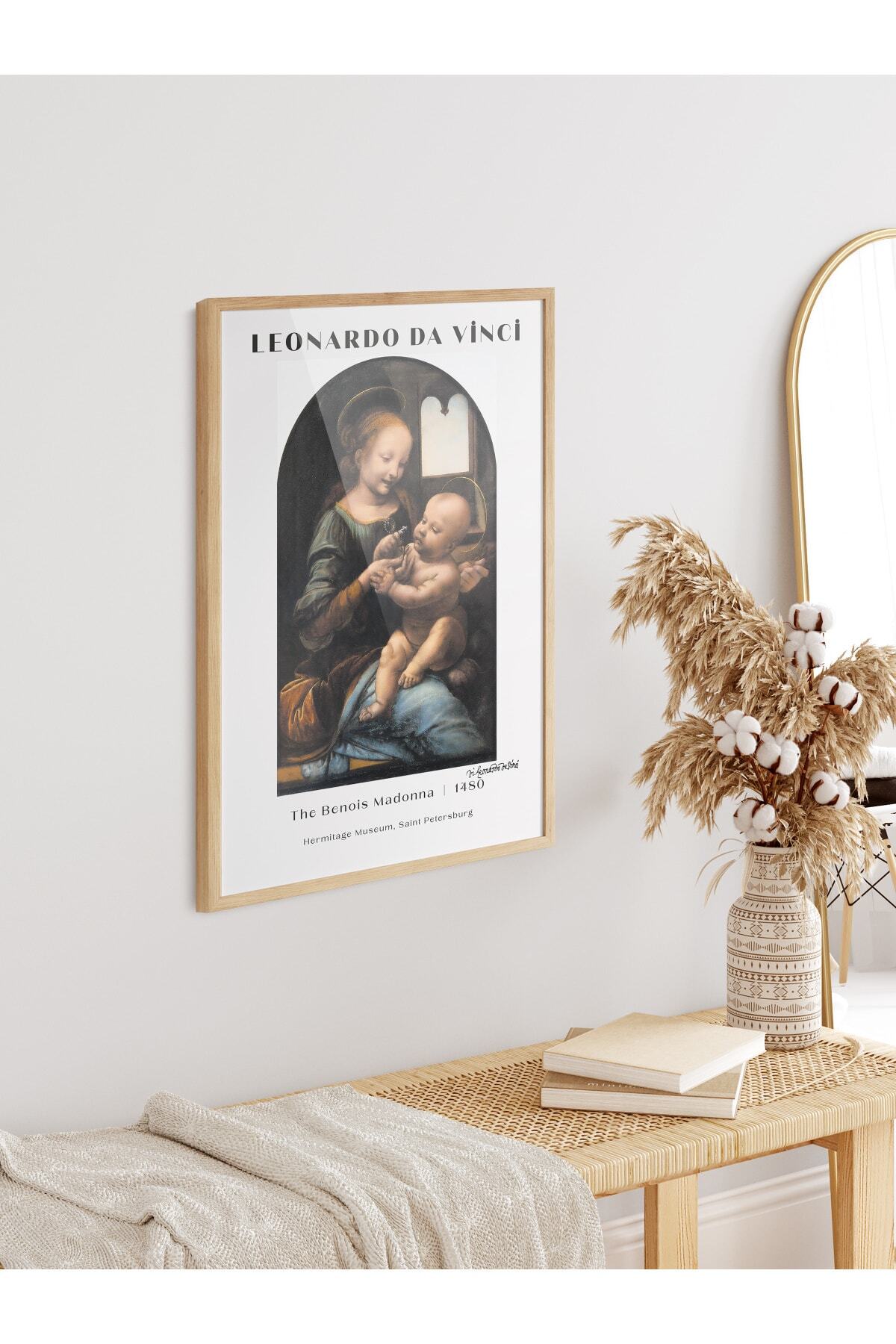 Leonardo Da Vinci Duvar Posteri - Duvar Dekoru - Sanat Serisi Posterleri - Kalın Kağıt - Çerçevesiz
