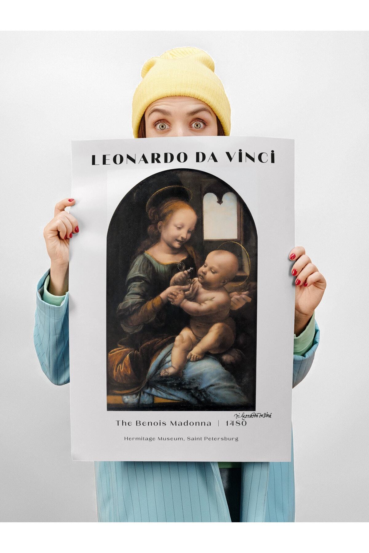 Leonardo Da Vinci Duvar Posteri - Duvar Dekoru - Sanat Serisi Posterleri - Kalın Kağıt - Çerçevesiz