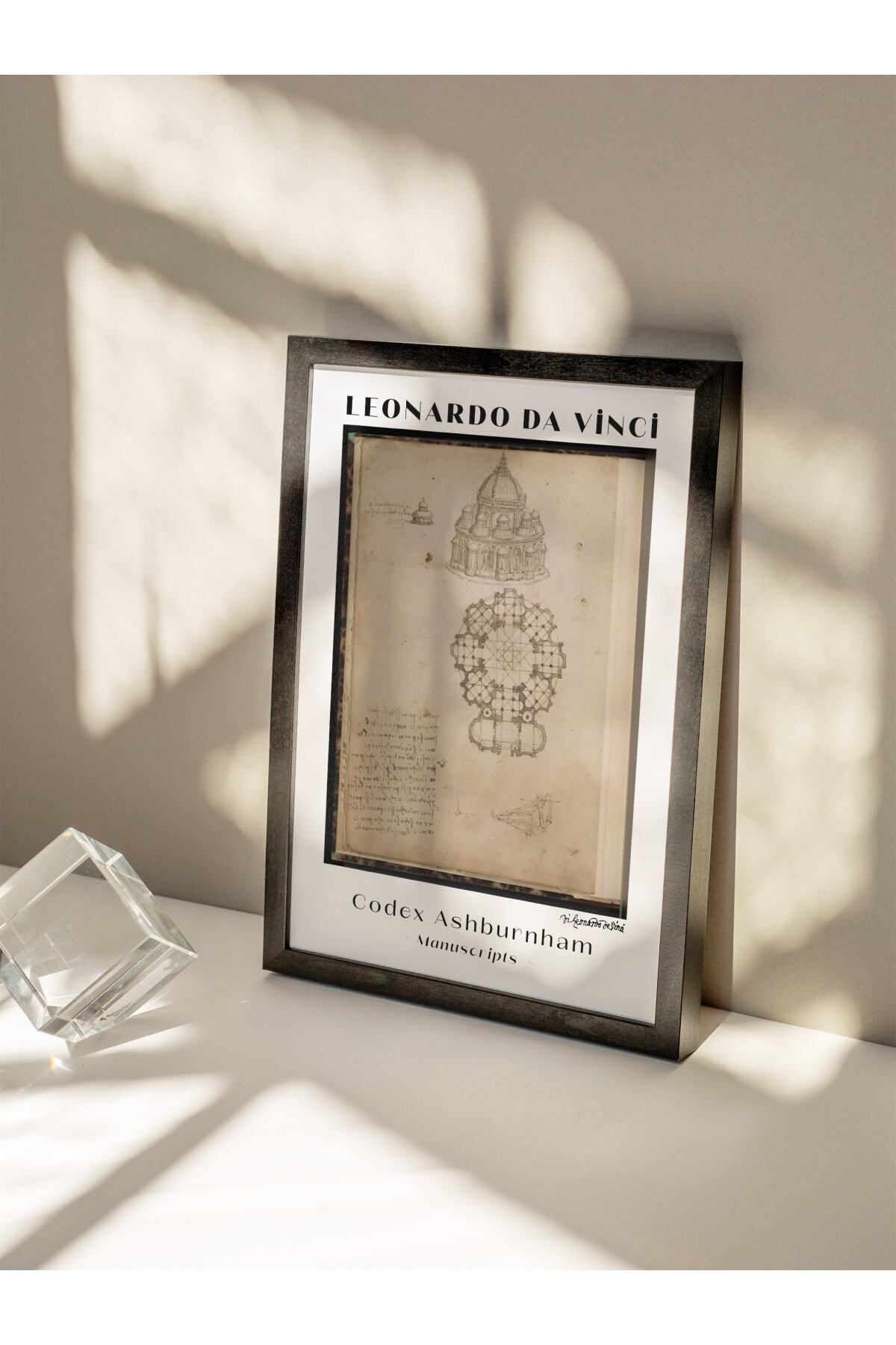Leonardo Da Vinci Duvar Posteri - Duvar Dekoru - Sanat Serisi Posterleri - Kalın Kağıt - Çerçevesiz