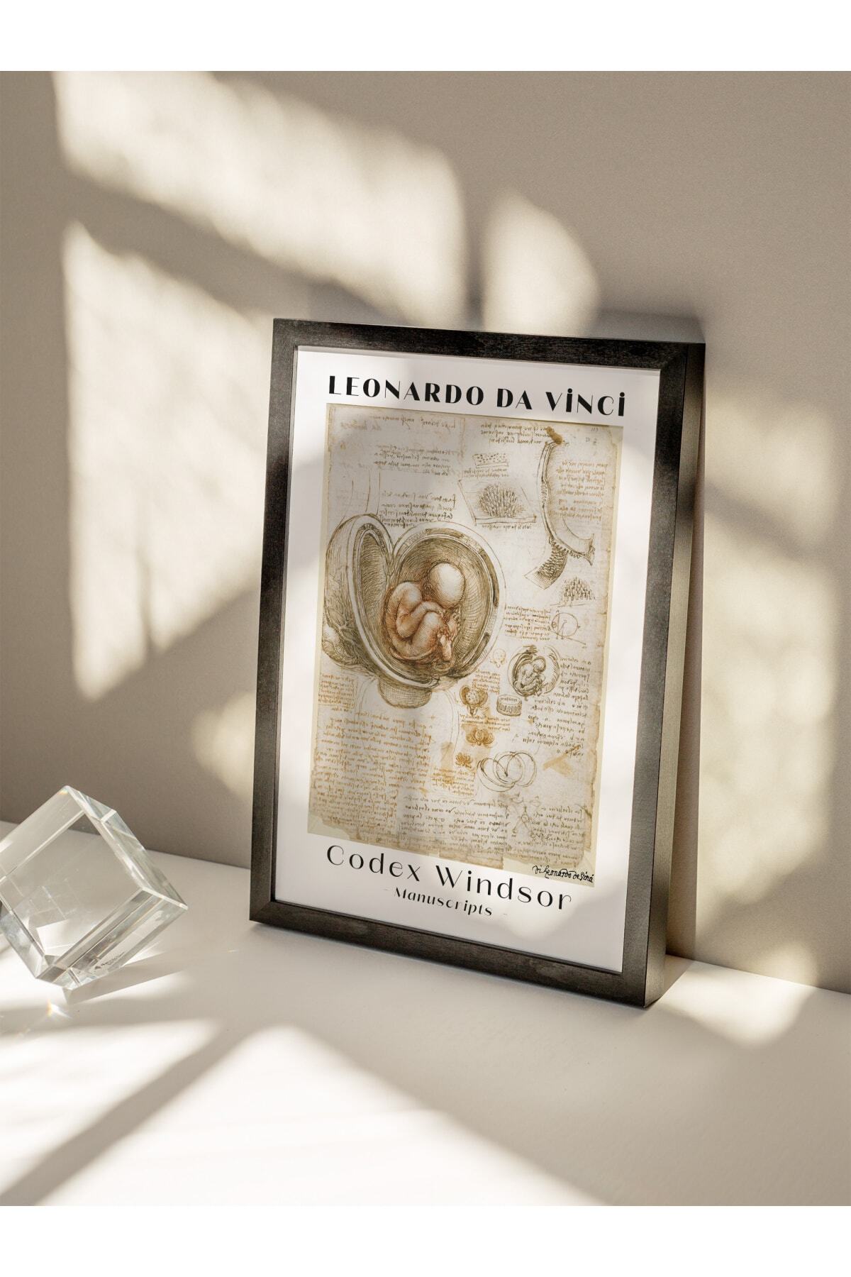 Leonardo Da Vinci Duvar Posteri - Duvar Dekoru - Sanat Serisi Posterleri - Kalın Kağıt - Çerçevesiz
