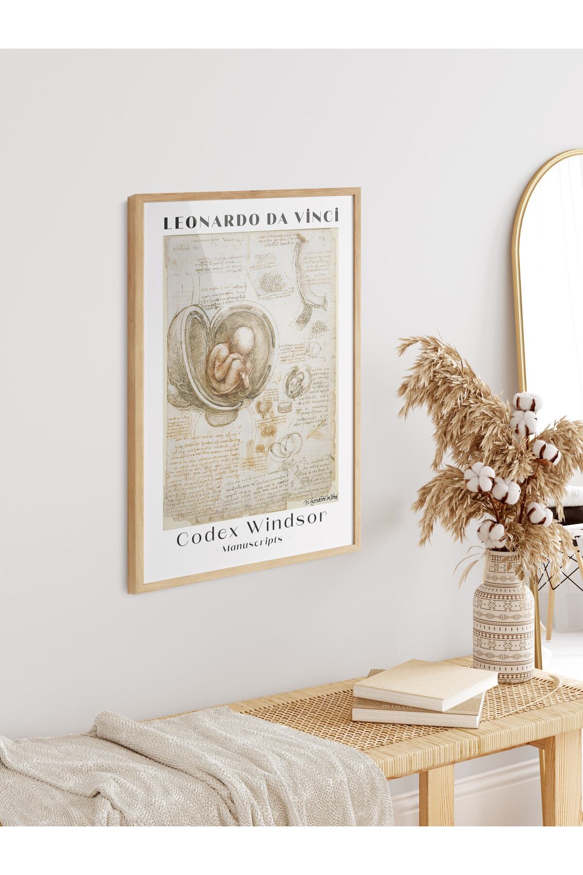 Leonardo Da Vinci Duvar Posteri - Duvar Dekoru - Sanat Serisi Posterleri - Kalın Kağıt - Çerçevesiz