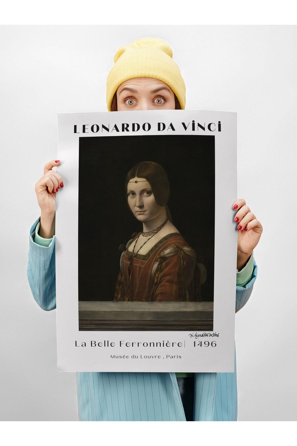 Leonardo Da Vinci Duvar Posteri - Duvar Dekoru - Sanat Serisi Posterleri - Kalın Kağıt - Çerçevesiz