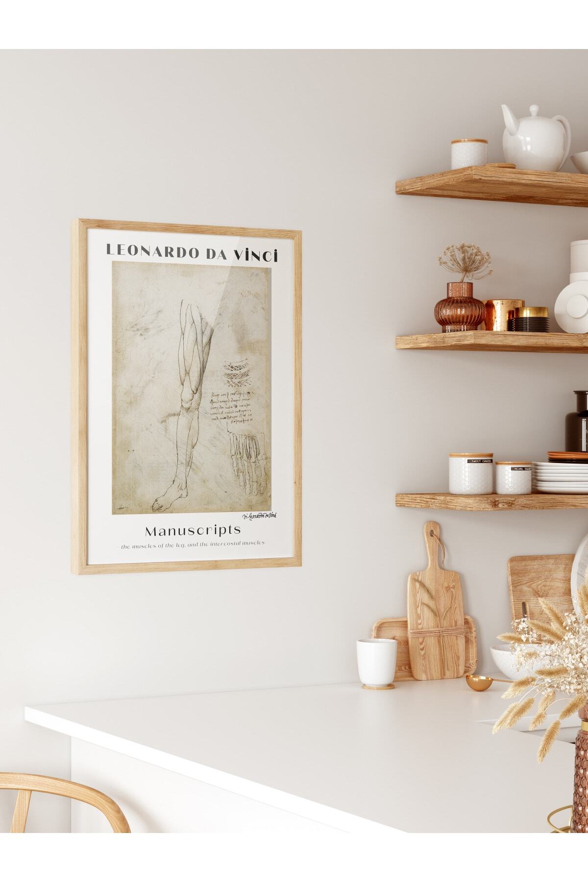Leonardo Da Vinci Duvar Posteri - Duvar Dekoru - Sanat Serisi Posterleri - Kalın Kağıt - Çerçevesiz