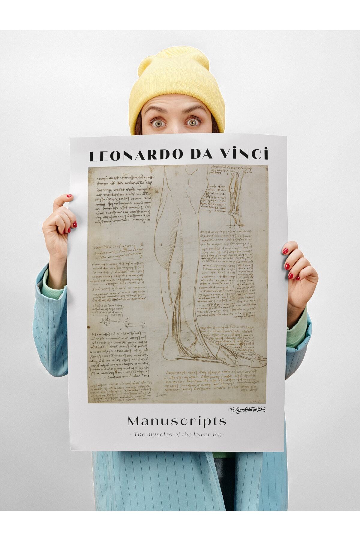 Leonardo Da Vinci Duvar Posteri - Duvar Dekoru - Sanat Serisi Posterleri - Kalın Kağıt - Çerçevesiz