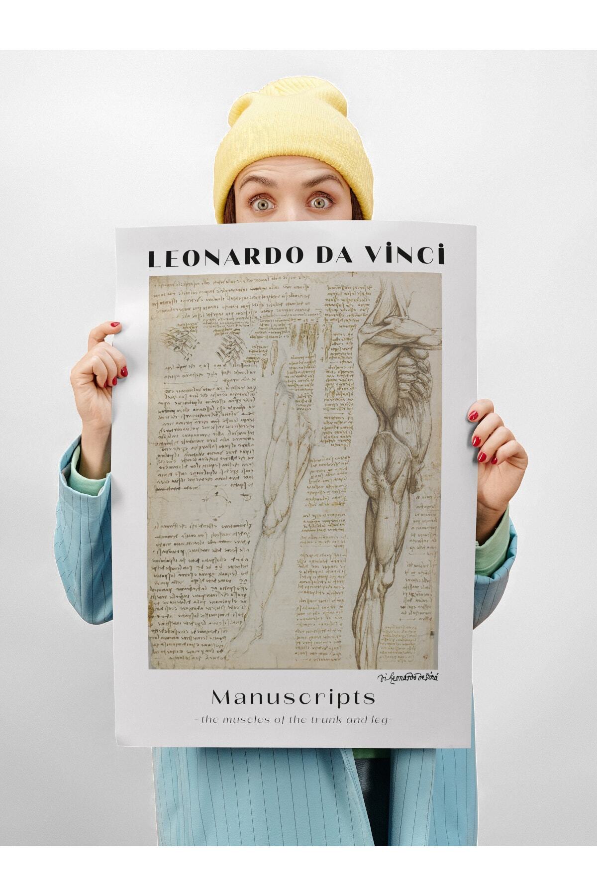 Leonardo Da Vinci Duvar Posteri - Duvar Dekoru - Sanat Serisi Posterleri - Kalın Kağıt - Çerçevesiz