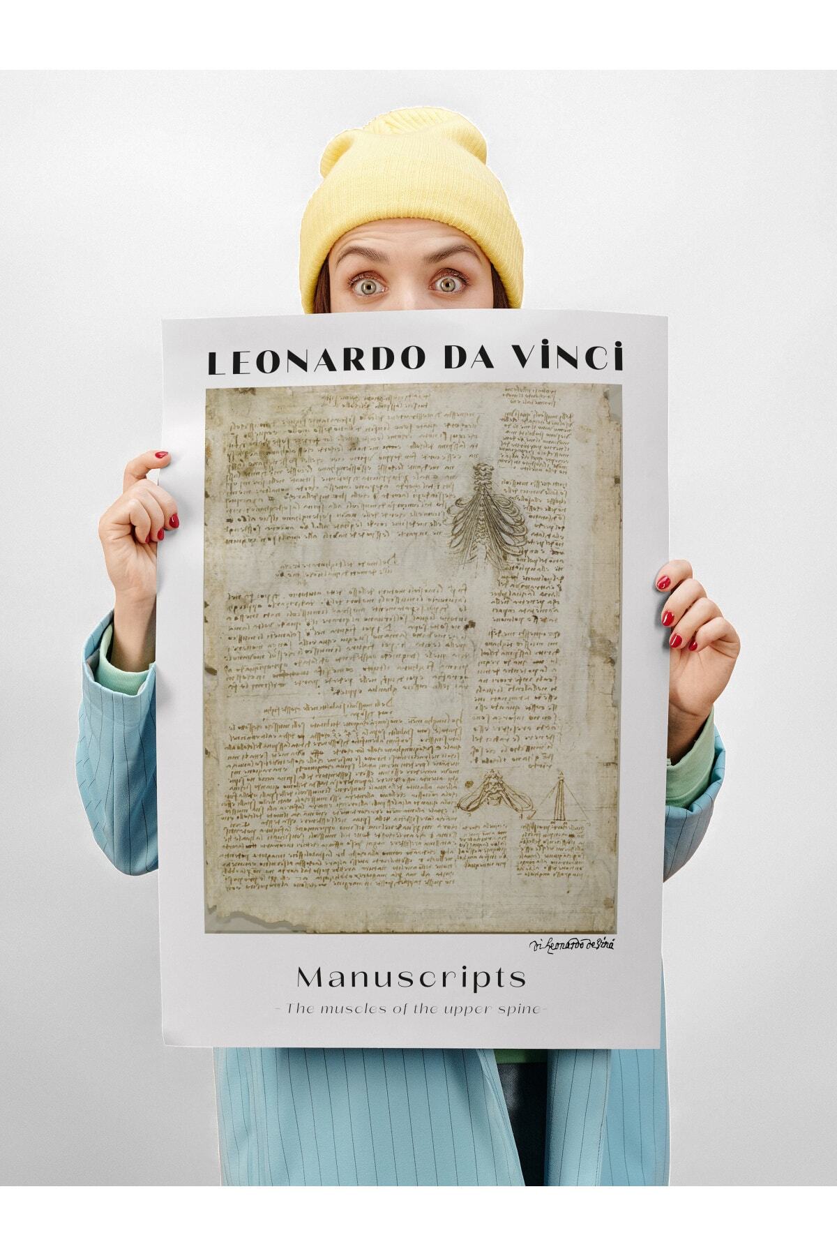 Leonardo Da Vinci Duvar Posteri - Duvar Dekoru - Sanat Serisi Posterleri - Kalın Kağıt - Çerçevesiz